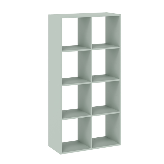 Cube de rangement SPACEO kub vert 2X4 cases H.139.3 x l.70.4 x P.31.7 cm