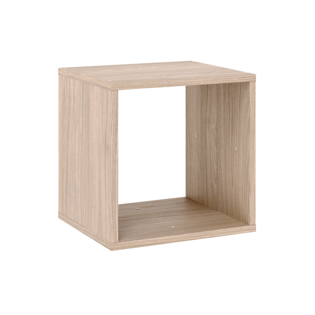 Cube de rangement SPACEO Kub effet chêne 1X1 case H.36.1 x l.36.0 x P.31.7 cm