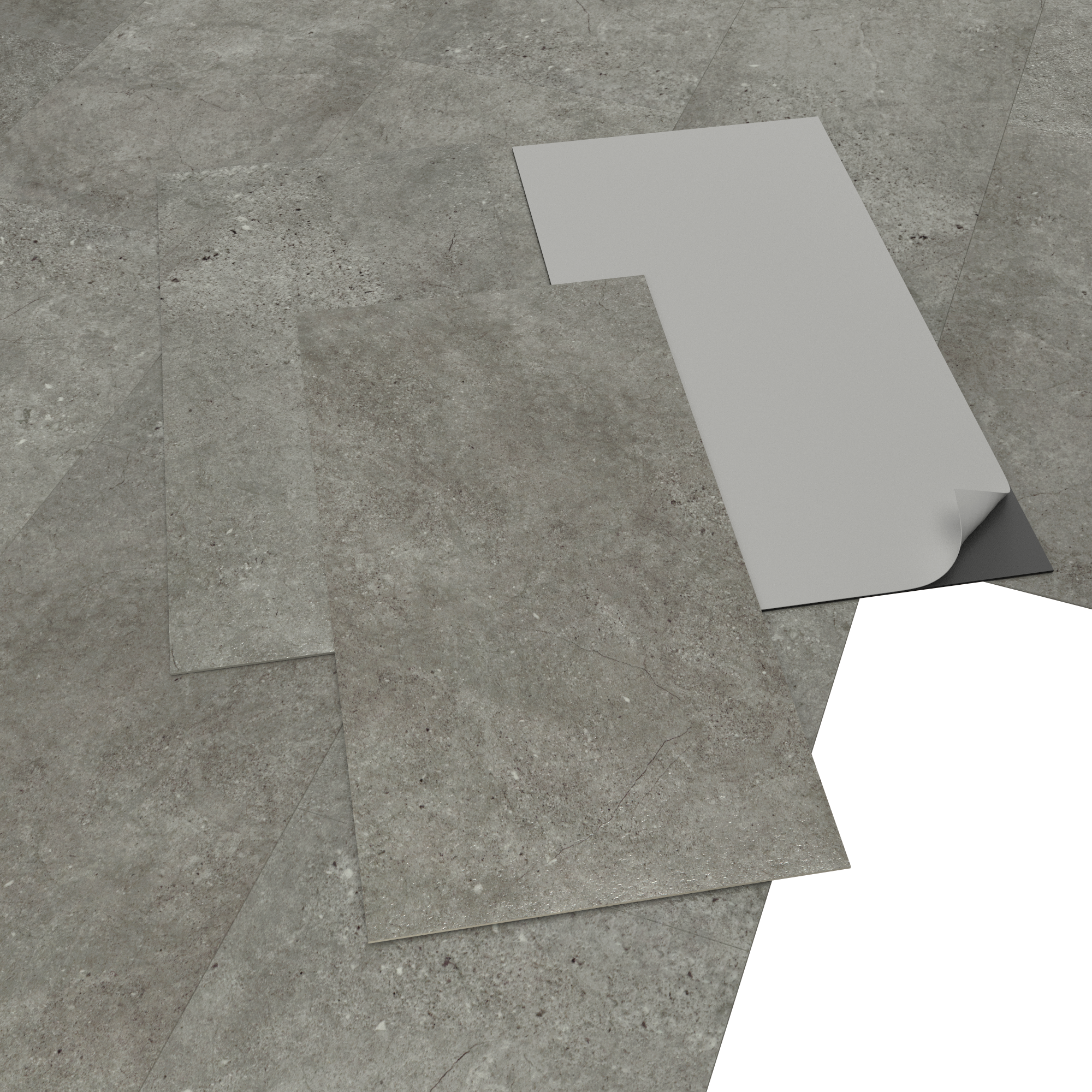 Pavimento in LVT passaggio importante Kangean grigio Sp 2 mm ARTENS 2.23 m² - 4