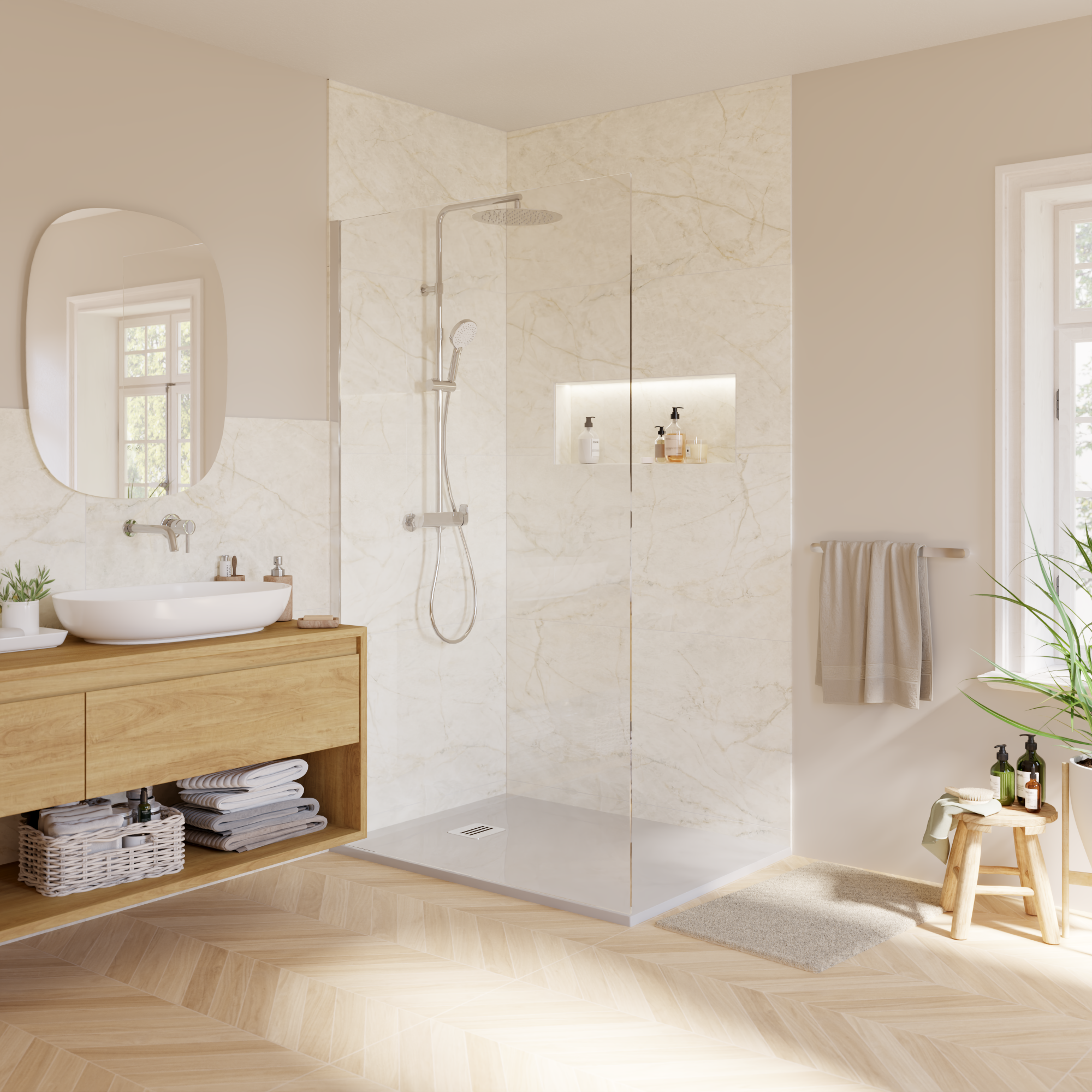 Carrelage sol/mur intérieur effet bois naturel Melrose l.60.0xL.120.0cm ARTENS - 5