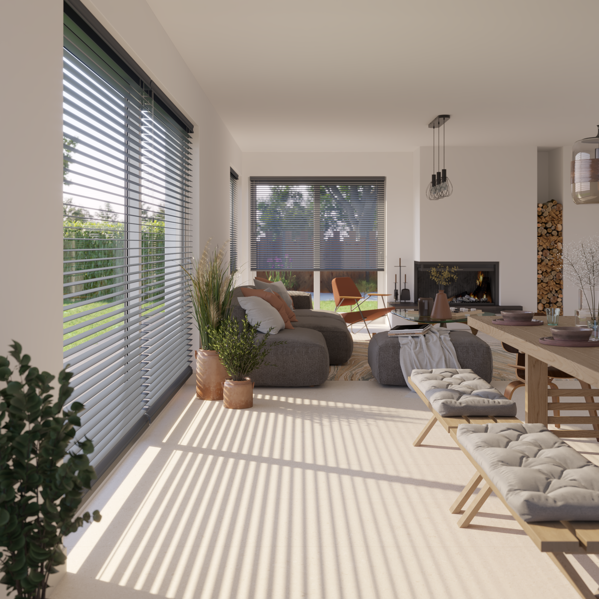 Carrelage sol/mur intérieur effet pierre beige Lyra l.60 x L.120 cm ARTENS - 3