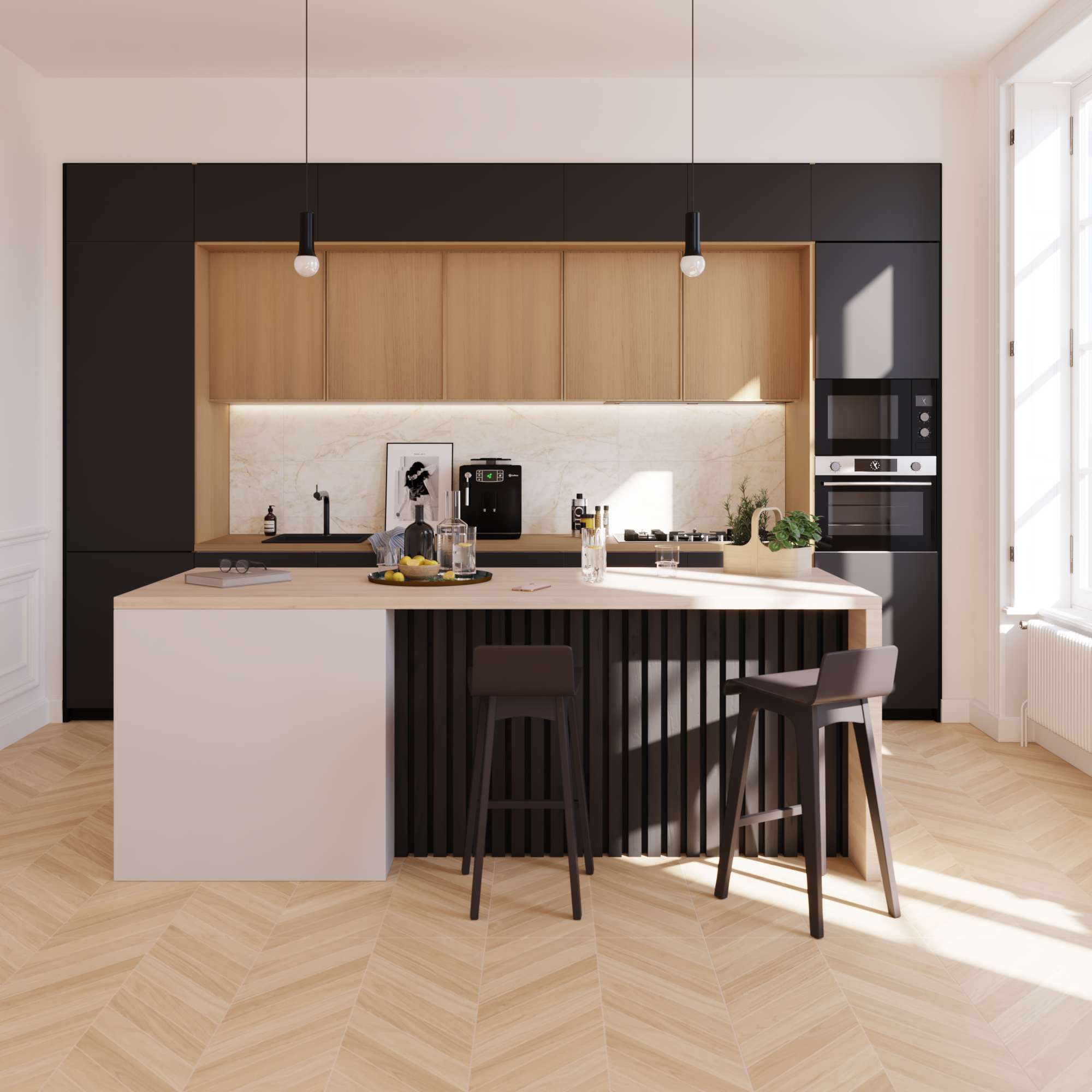 Carrelage sol/mur intérieur effet bois naturel Melrose l.60.0xL.120.0cm ARTENS - 4
