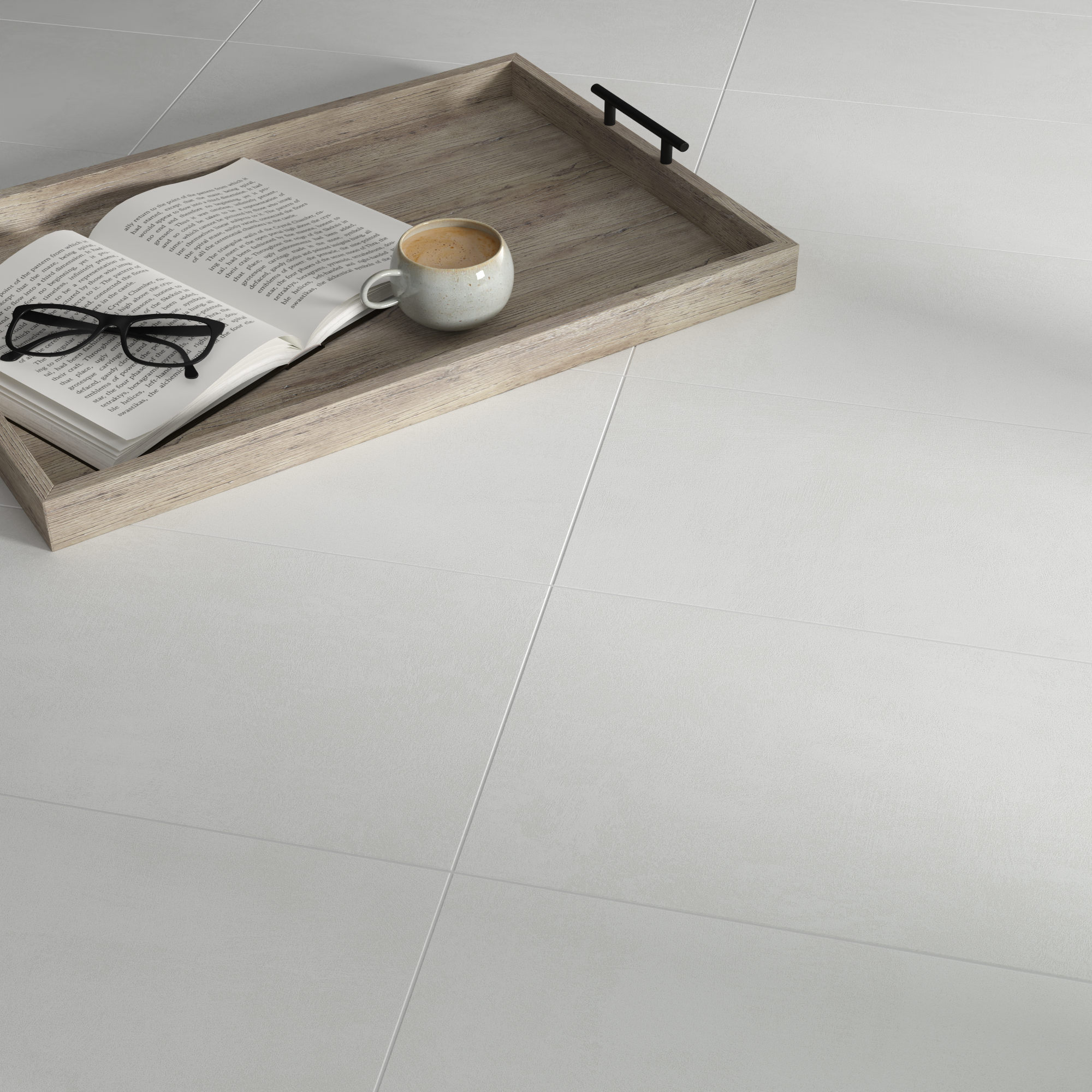 Pavimento/Revestimento cerâmico Urban branco mate 30x60 cm Artens - 4