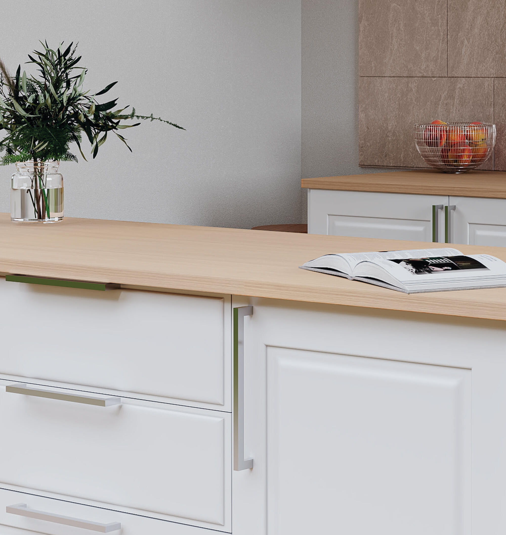 COSTADO PARA MUEBLE DE COCINA MURCIA BLANCO MATE MDF 80X37CM - 5