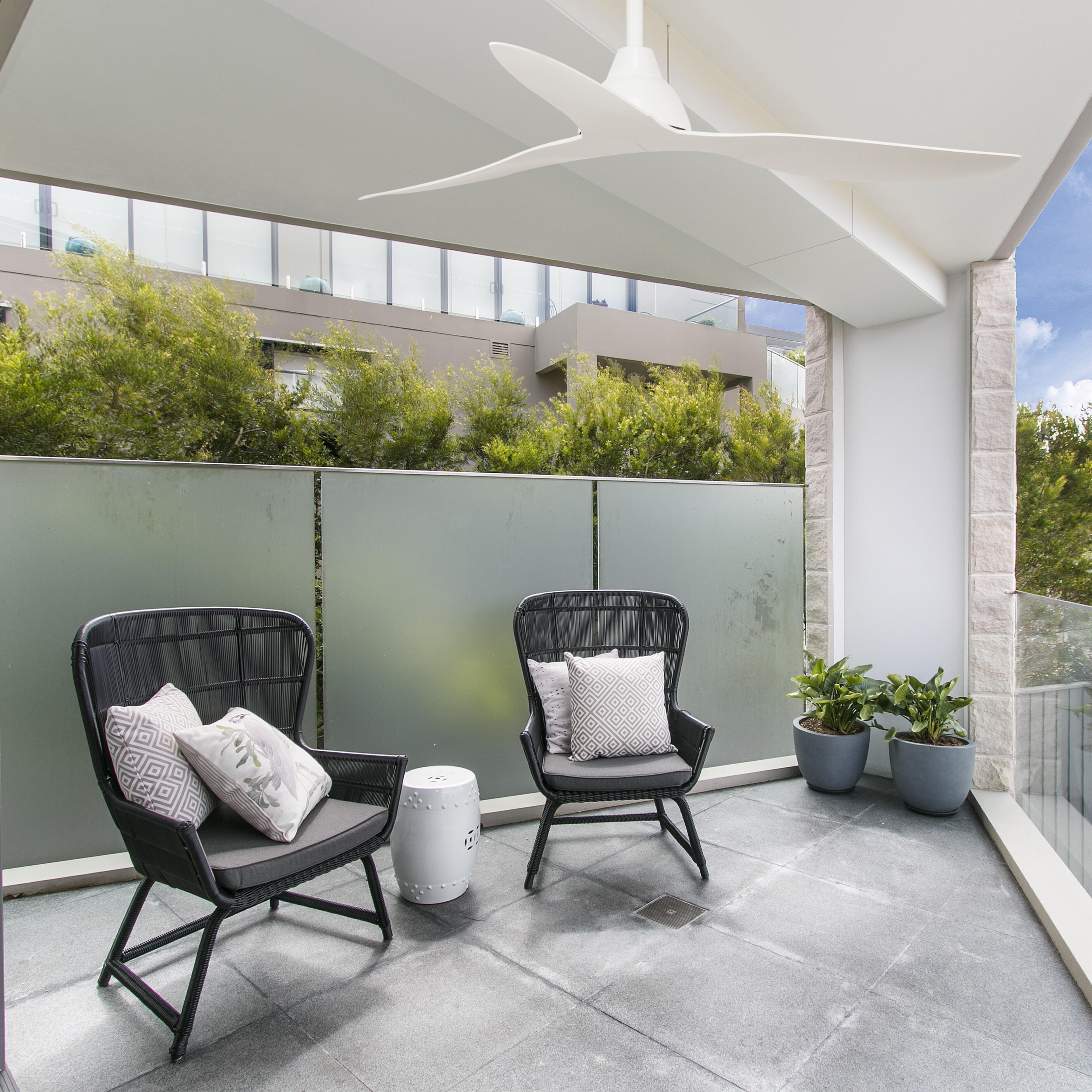 VENTILADOR DE TECHO SIN LUZ Ø162CM BLANCO - 4