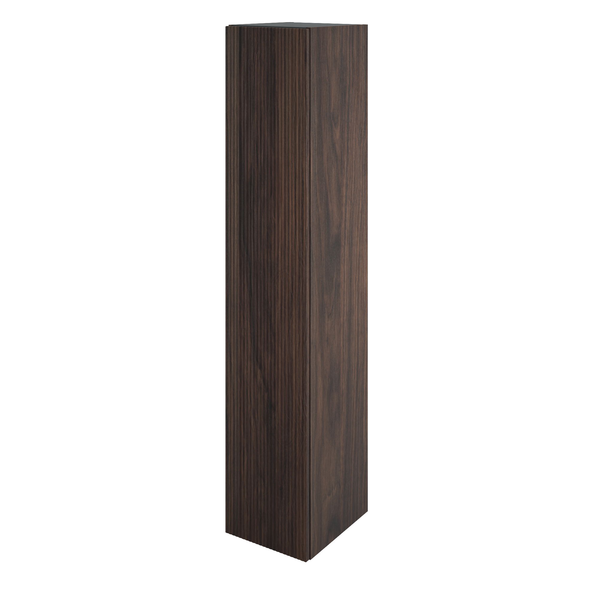 Colonna New Groove P35 L30 H154 1 anta, noce cannettato Maniglia venduta separatamente, disponibile in diverse finiture - 2