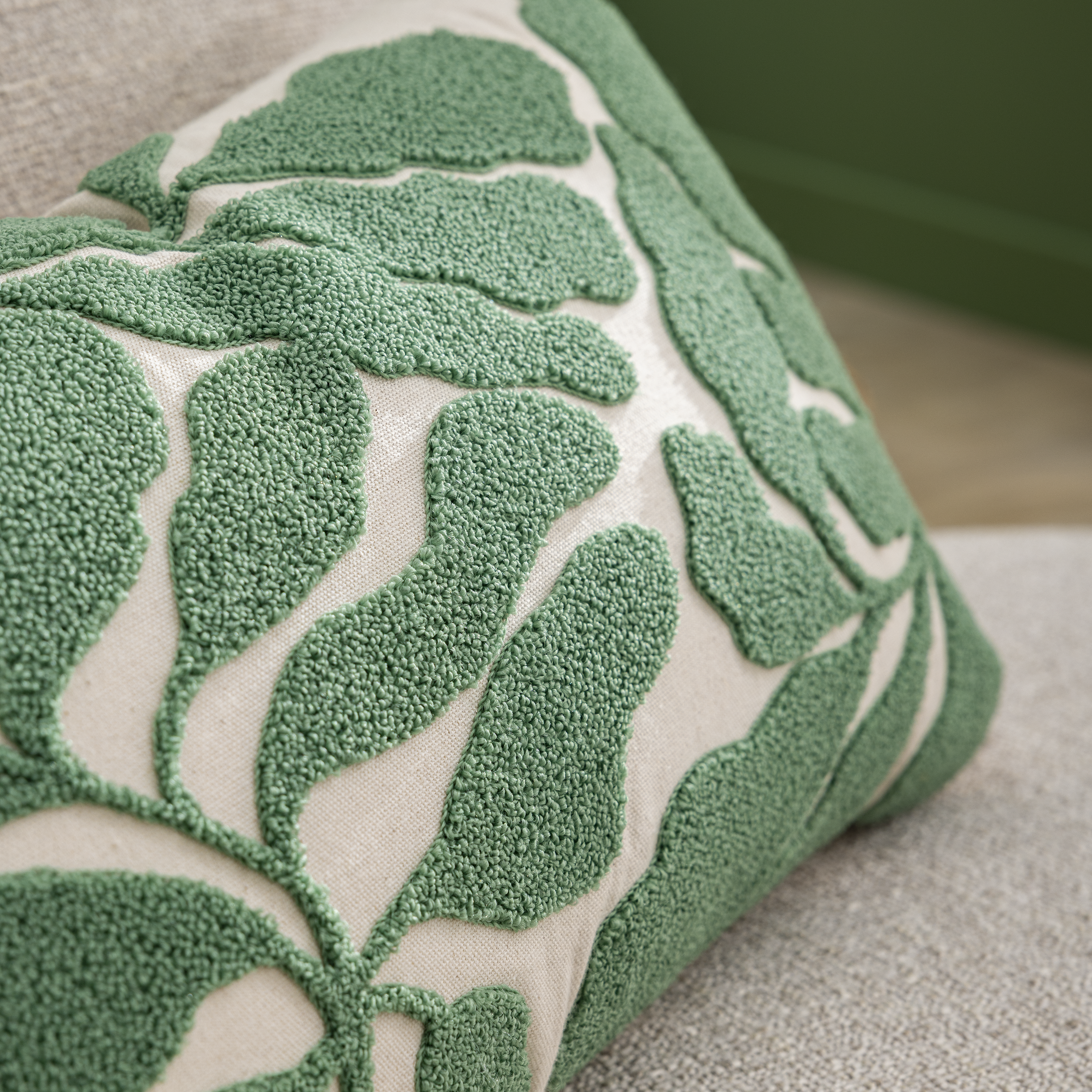 Coussin Vibes, vert l.30 x L.50 cm INSPIRE - 6