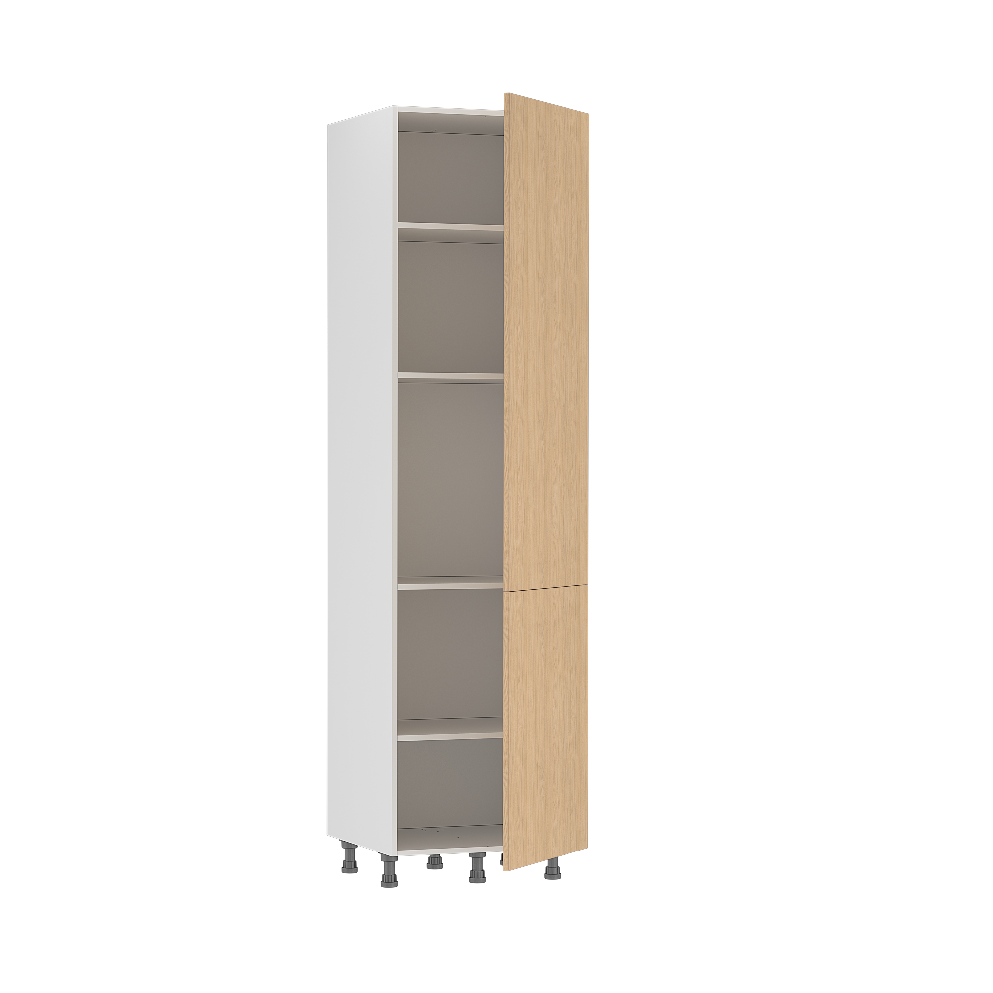 Mueble columna de cocina delinia id hudson madera multiuso 214,4x60 cm 1 pta