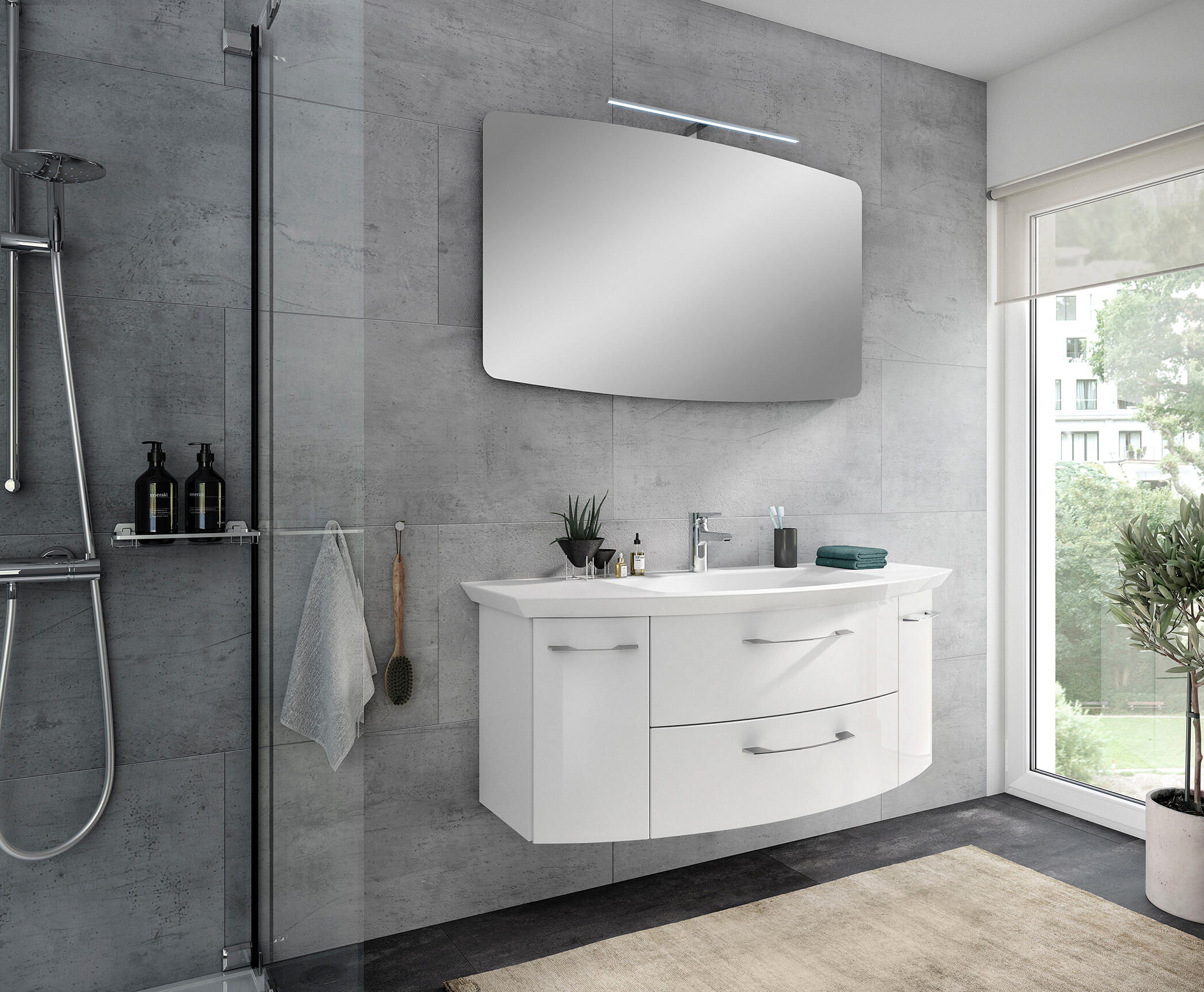 Specchio con faretto bagno rettangolare Cassca PELIPAL L 60 x H 70 x P 3.2 cm - 3