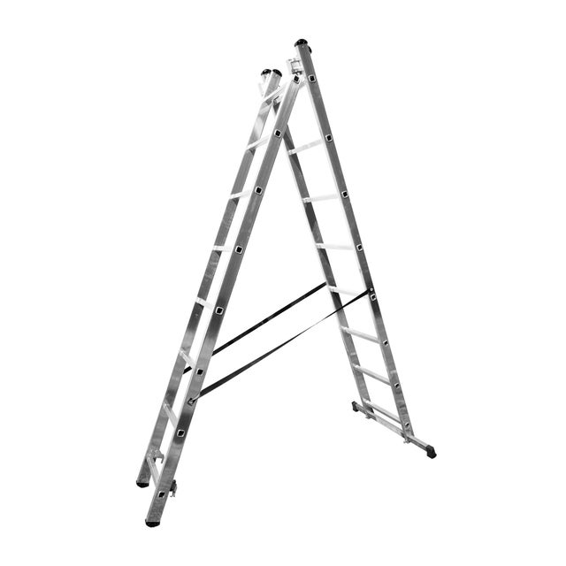 Echelle transformable aluminium HAILO 2X8 classic hobbystep