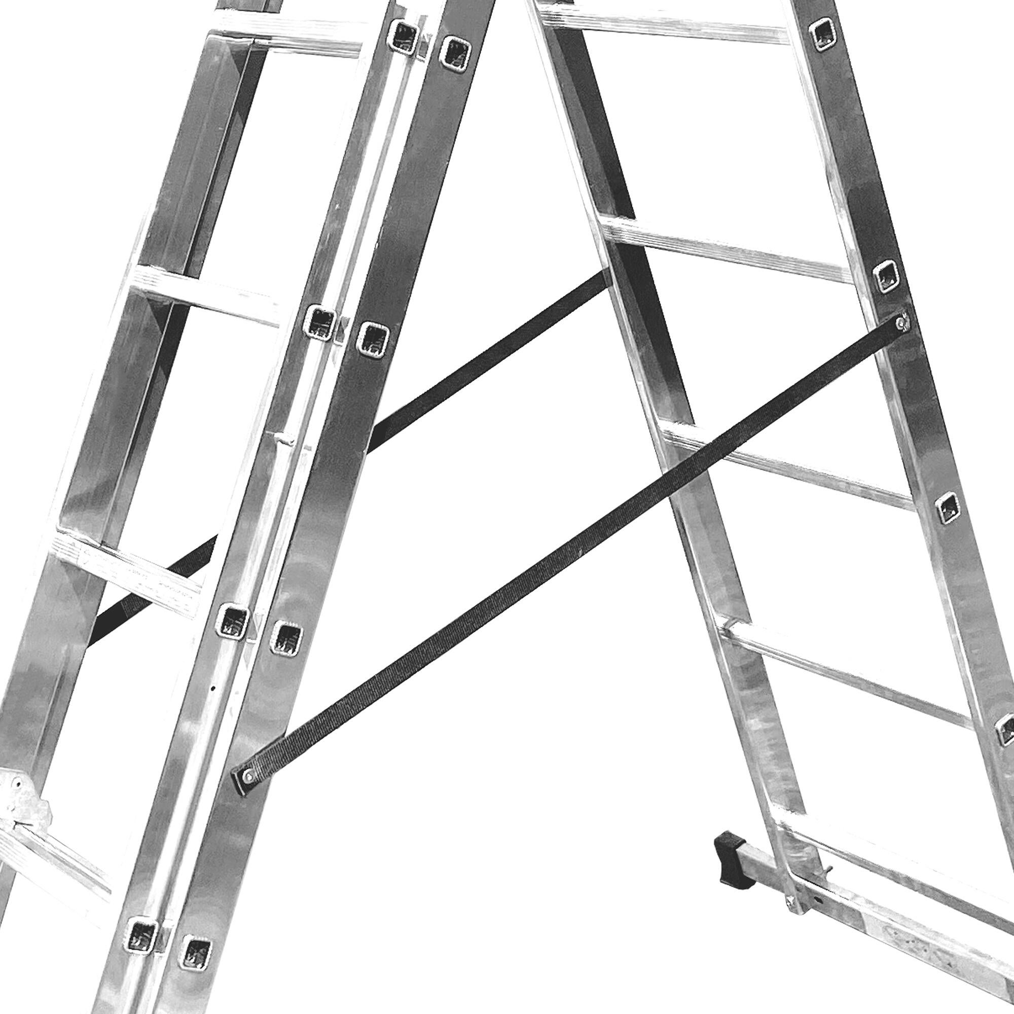 Echelle transformable aluminium HAILO 3X7 classic hobbystep - 5
