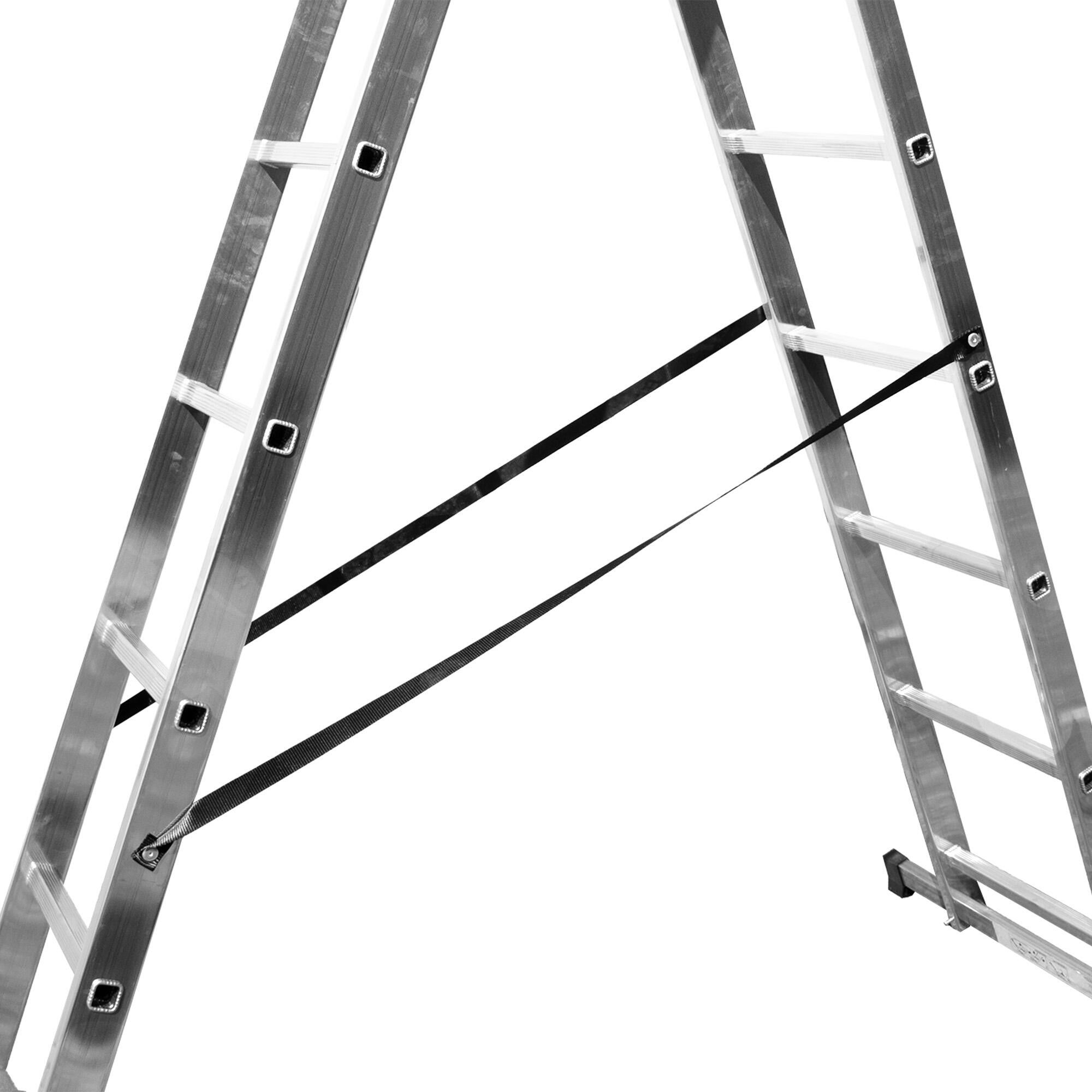 Echelle transformable aluminium HAILO 2X8 classic hobbystep - 5