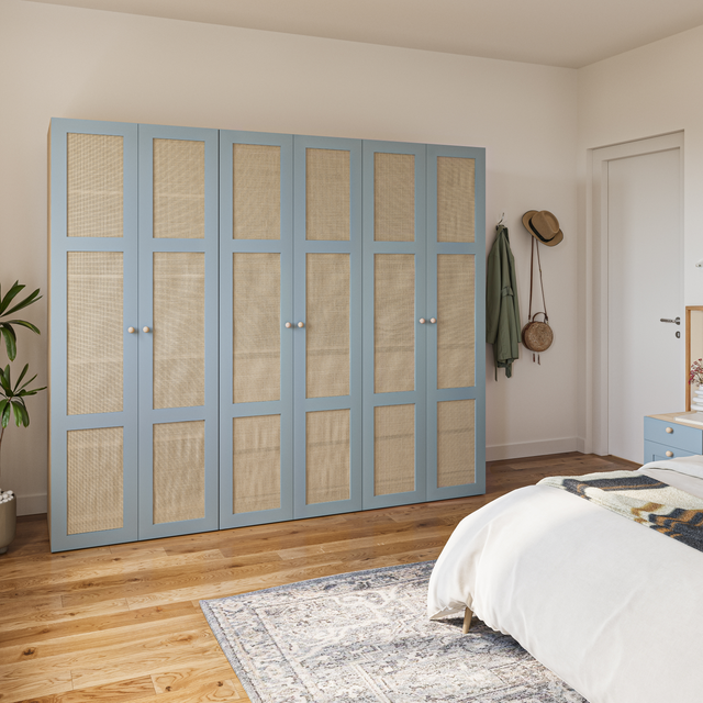 Dressing SPACEO Evo'm Facade BALI cannage celadon/caisson ch H204,8xL240xP54CM