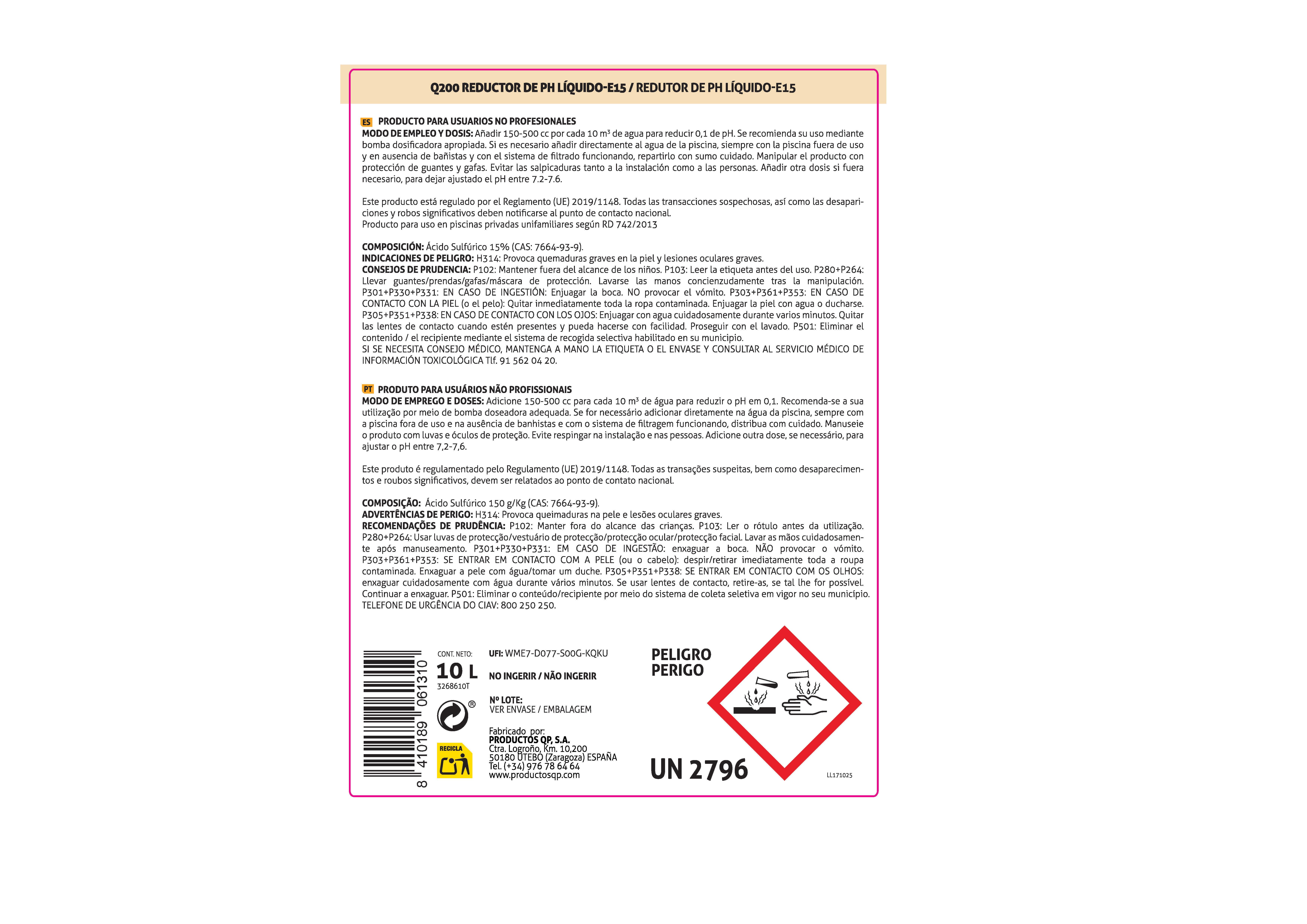REDUCTOR PH LIQUIDO 10L - 4