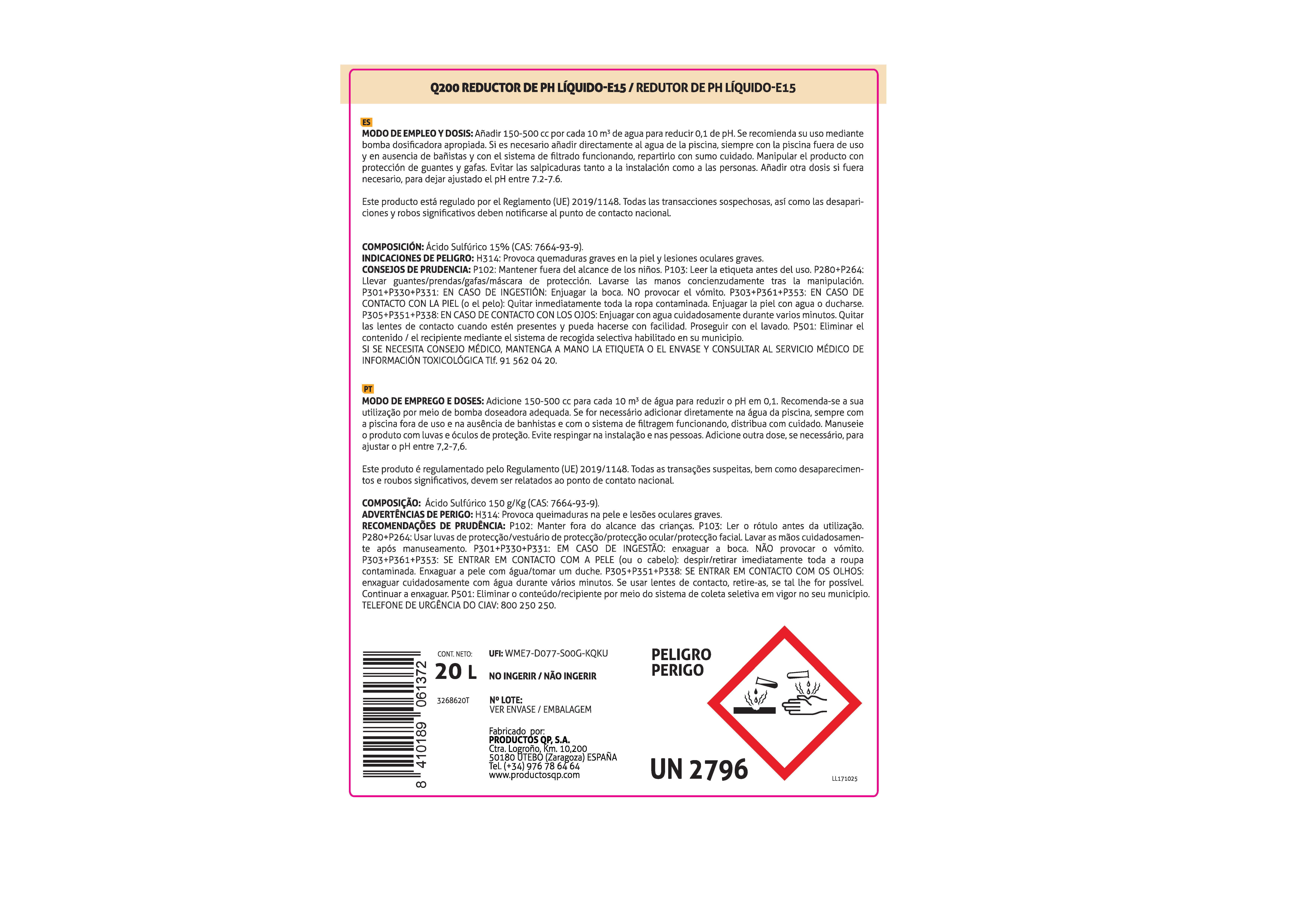 REDUCTOR PH LIQUIDO 20L - 3