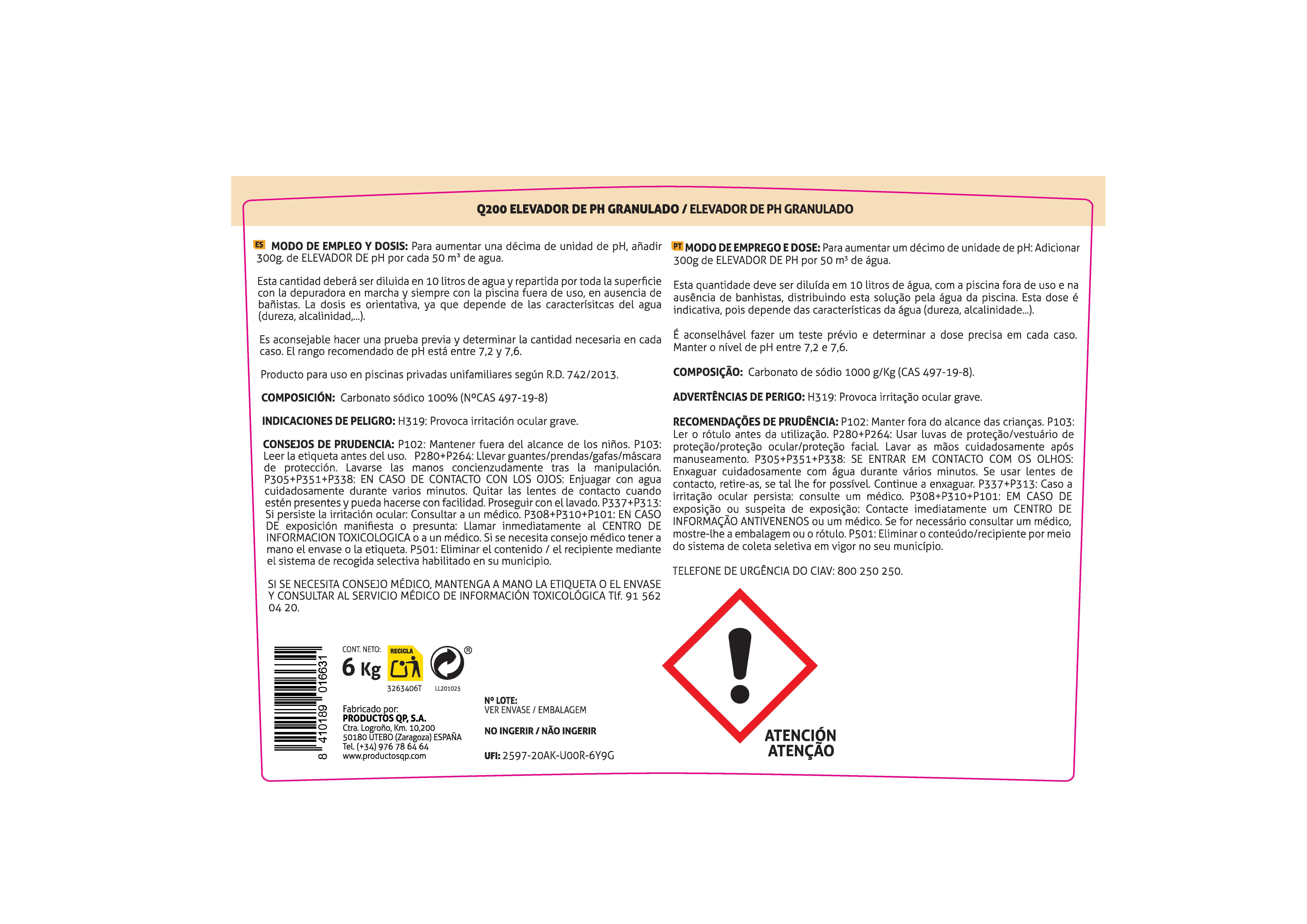 ELEVADOR PH GRANULADO 6 KG - 3
