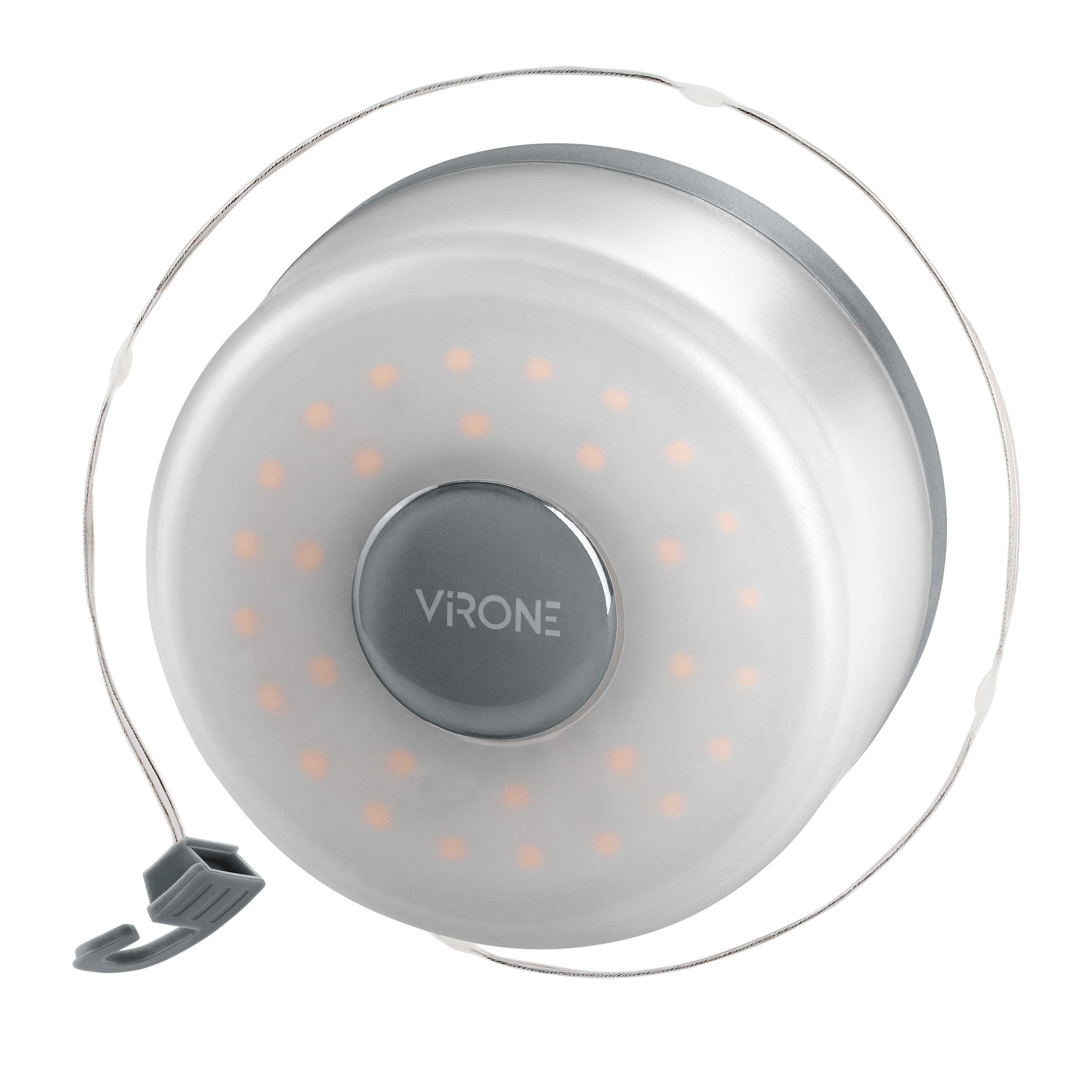 Lampa kempingowa z girlandą świetlną 80/200LM biała VIRONE - 3