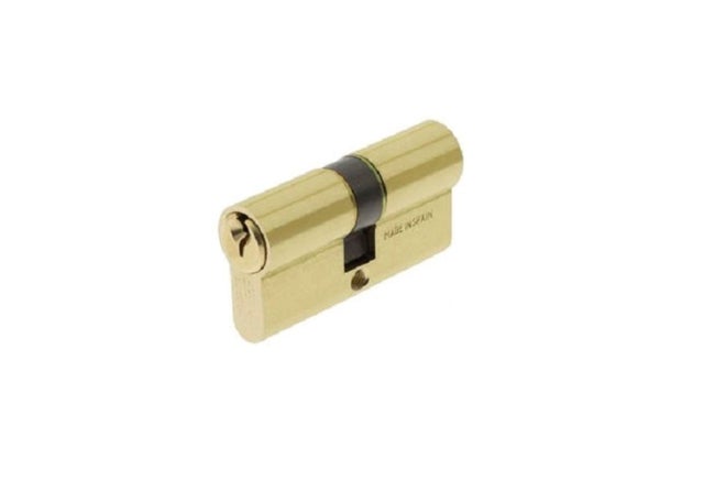 CILINDRO PERFIL EURO 30X30MM LEVA 15 LATON