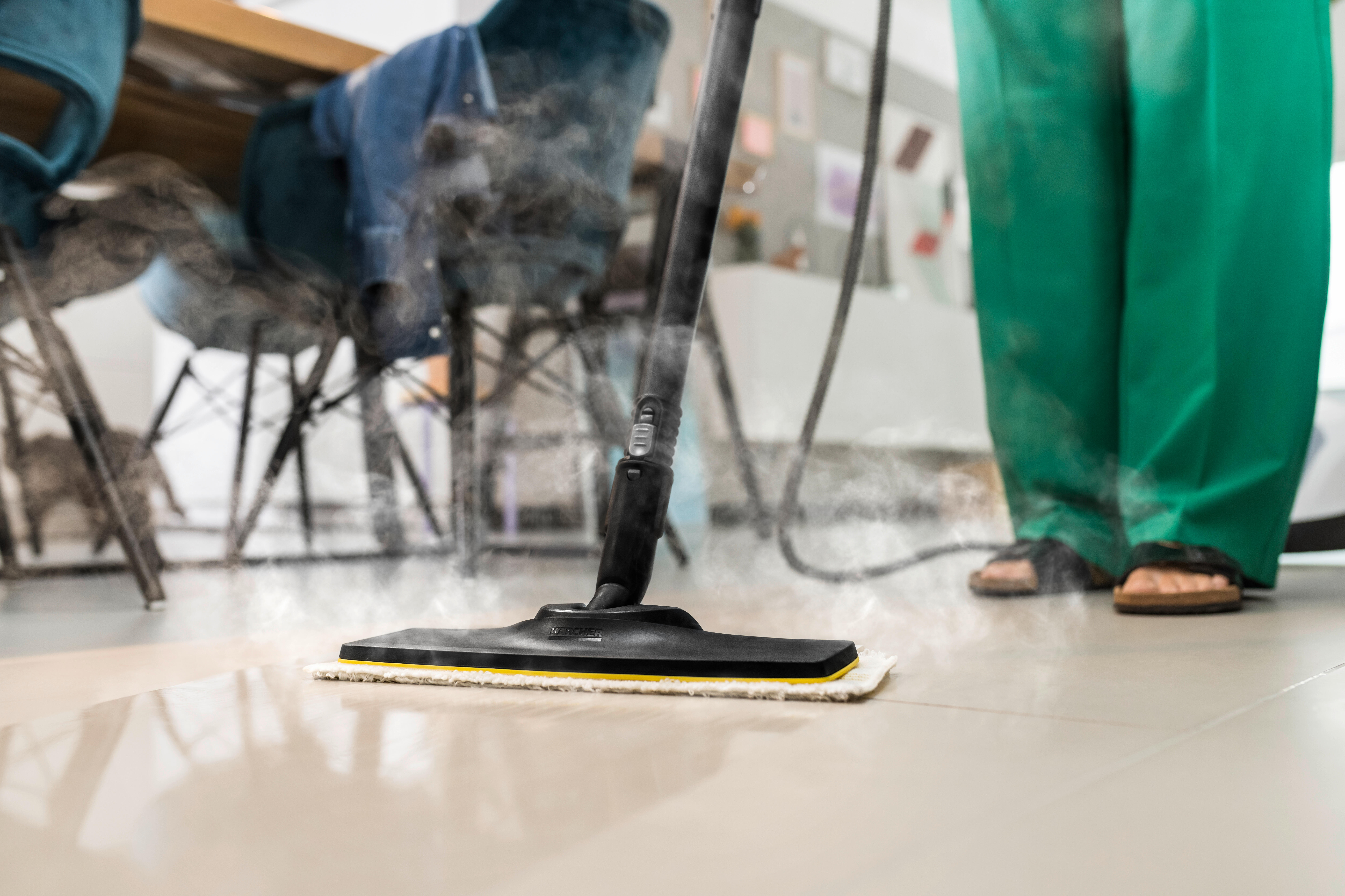 Nettoyeur vapeur blanc KARCHER SC4 + lingettes, 2000 W - 8