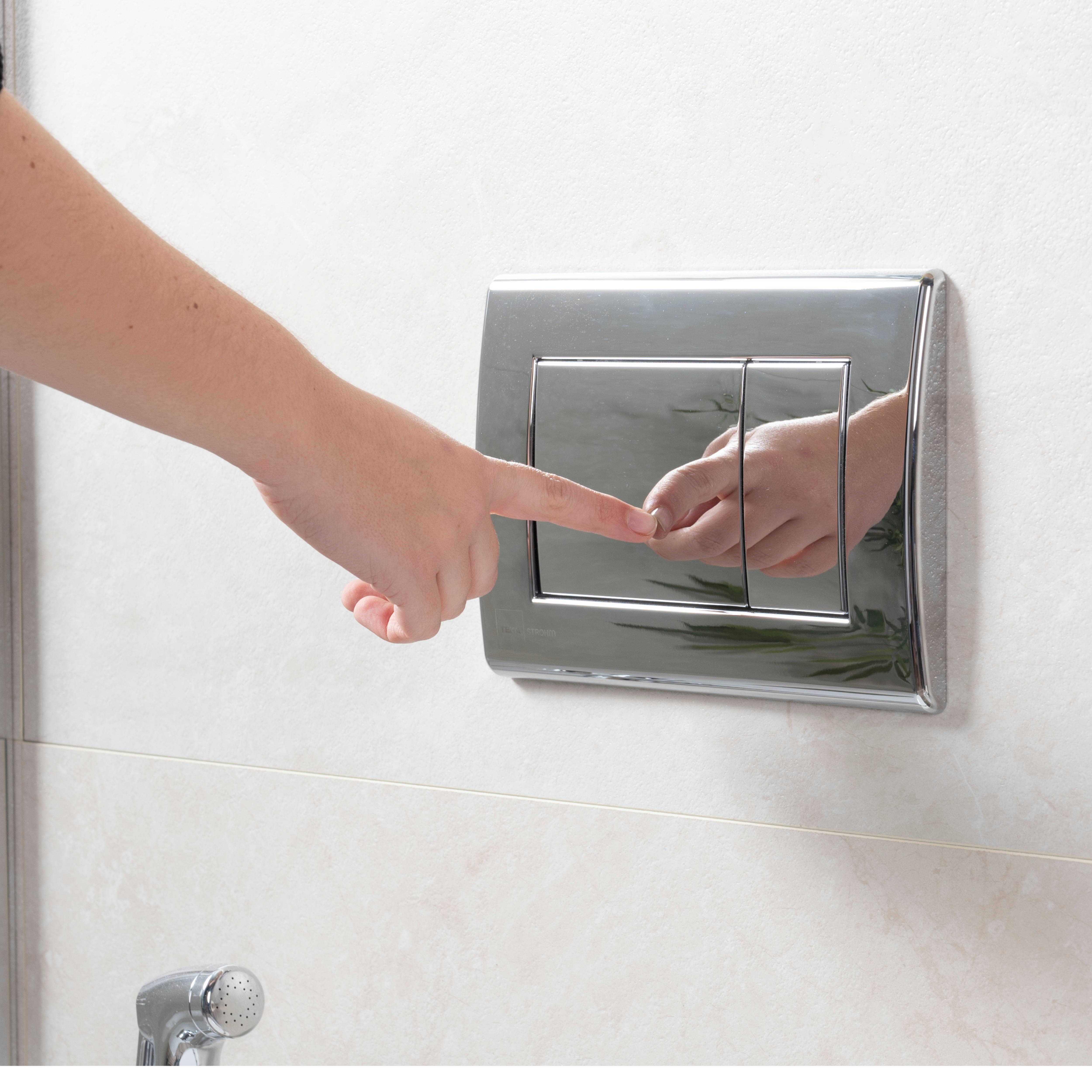 PULSADOR TEKA CROMO - 3