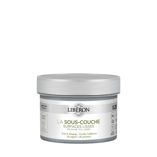Sous-couche LIBÉRON Bois, surface lisse blanc 0.25L