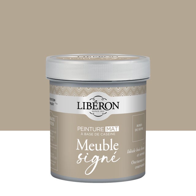 Peinture meuble Et objet caséine, meuble signé LIBÉRON bord de seine mat 0.5L