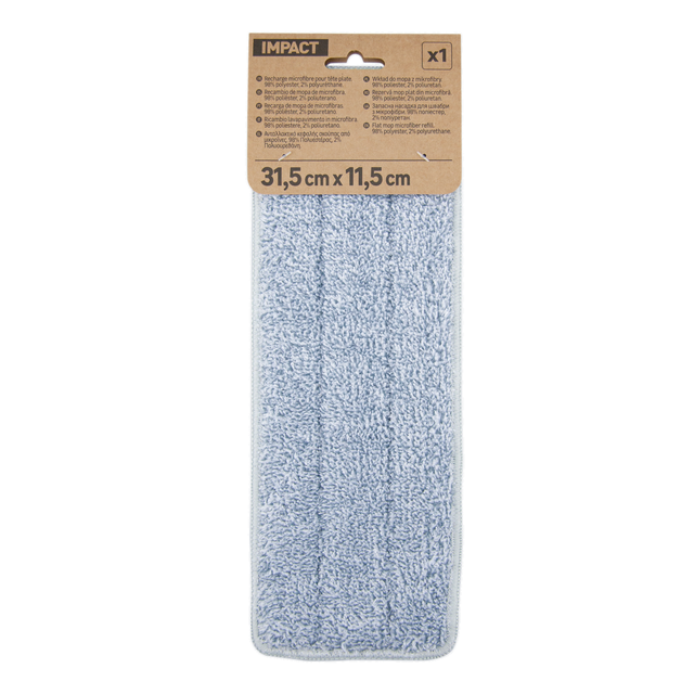 Recharge tête de balai à plat microfibre IMPACT