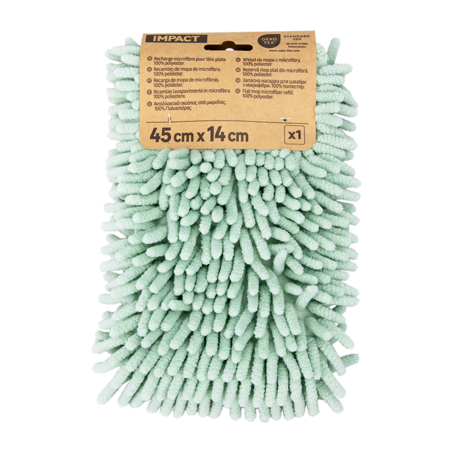 Recharge tête de balai à plat IMPACT microfibre