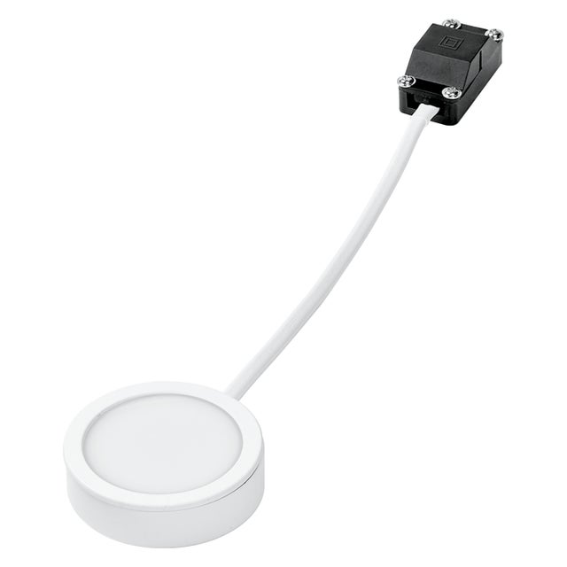 REGLETA LED CIRCULAR EMPOTRAR Y SUPERFICIE 3W BLANCO