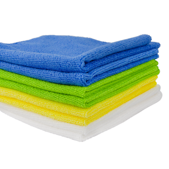 Pack de 8 bayetas de microfibra multiuso 35x35 cm