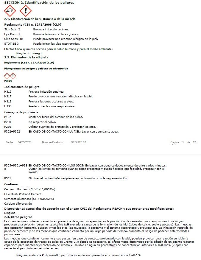 MORTERO REPARADOR R4 KERAKOLL GEOLITE-10 5 KG - 2