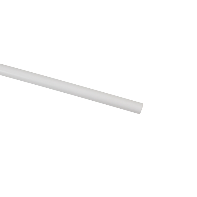 Barra para cortina acero color blanco mate INSPIRE diámetro 20 mm extensible 210-385 cm