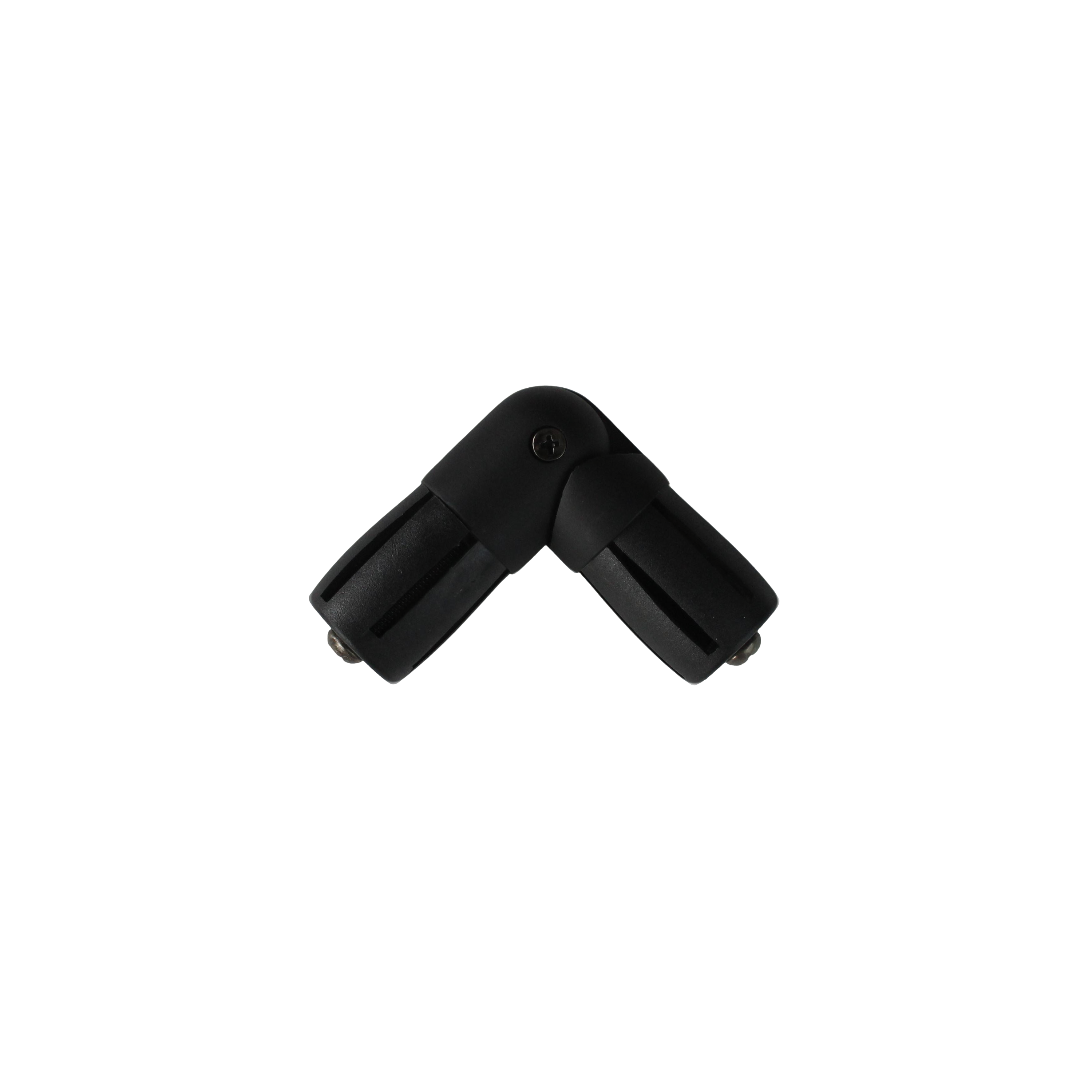 Rejointeur et connecteur pour tringle à rideau Graph 28 mm zinc noir verni - 3