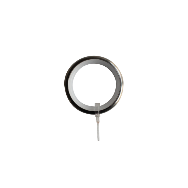 Lot de 10 anneaux pour tringle à rideau Neo 28 mm fer laitonné
