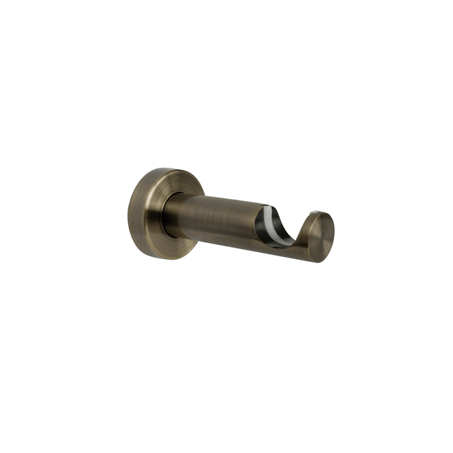 1 Soporte pared para barra diámetro 28 mm Neoclassic INSPIRE Aluminio Bronce cepillado 9.2 cm