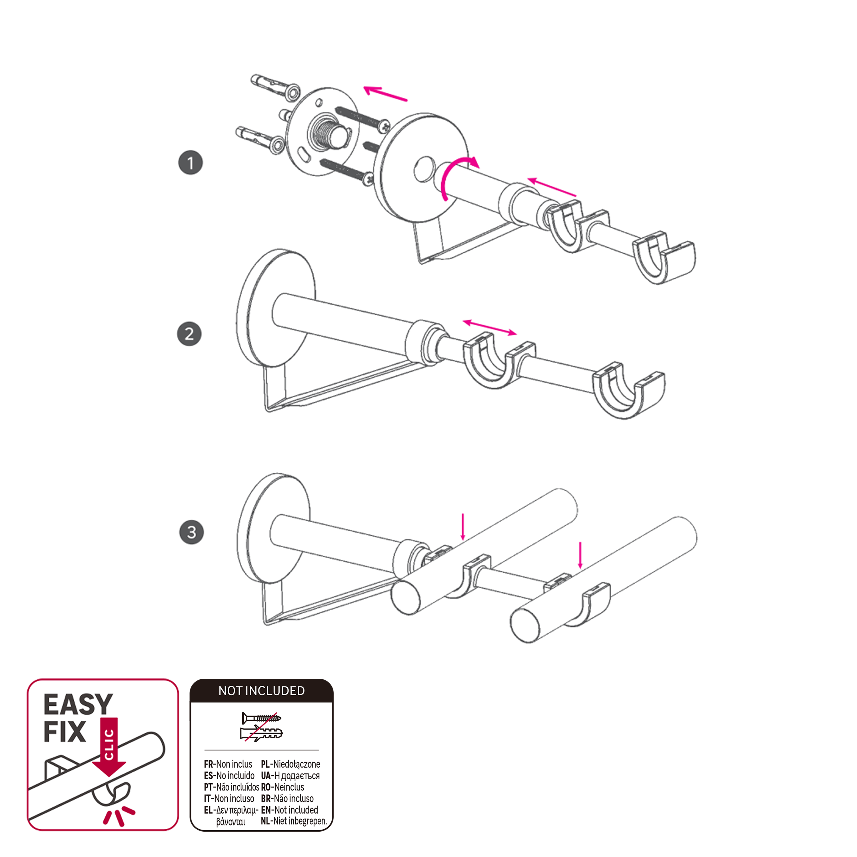 2 terminais INSPIRE GLAM CONE D28CM BRONZE CROMADO - 4
