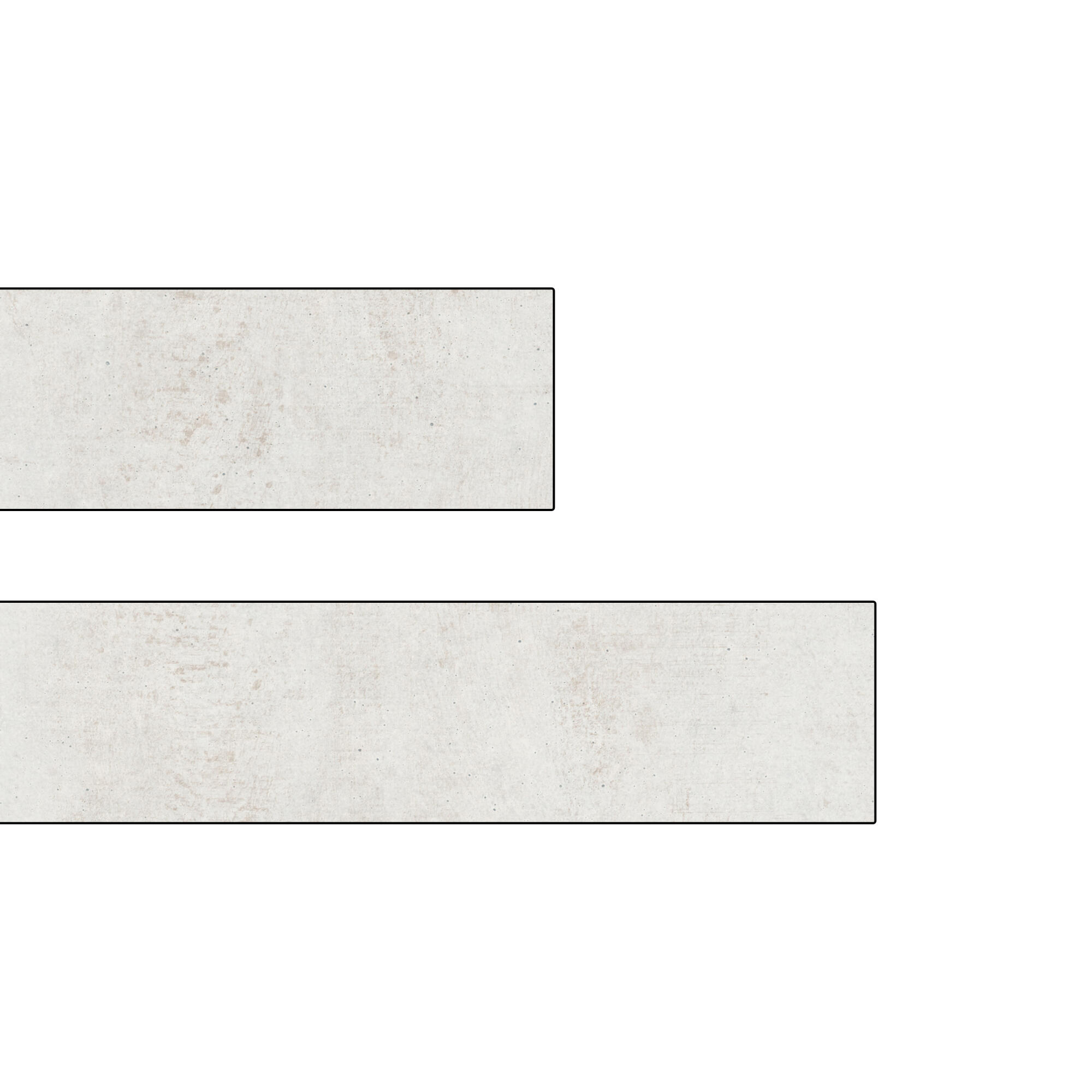 Capat laminat blat, Decor Ciment Bej, 2 bucati 2buc