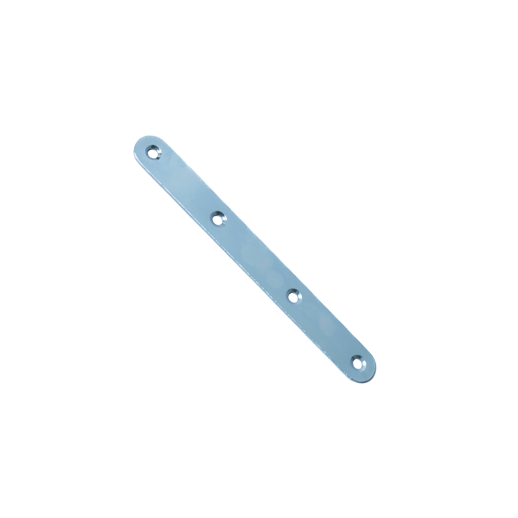 Banda asamblare, plata, otel zincat, 140 x 18 x 2 mm, argintiu