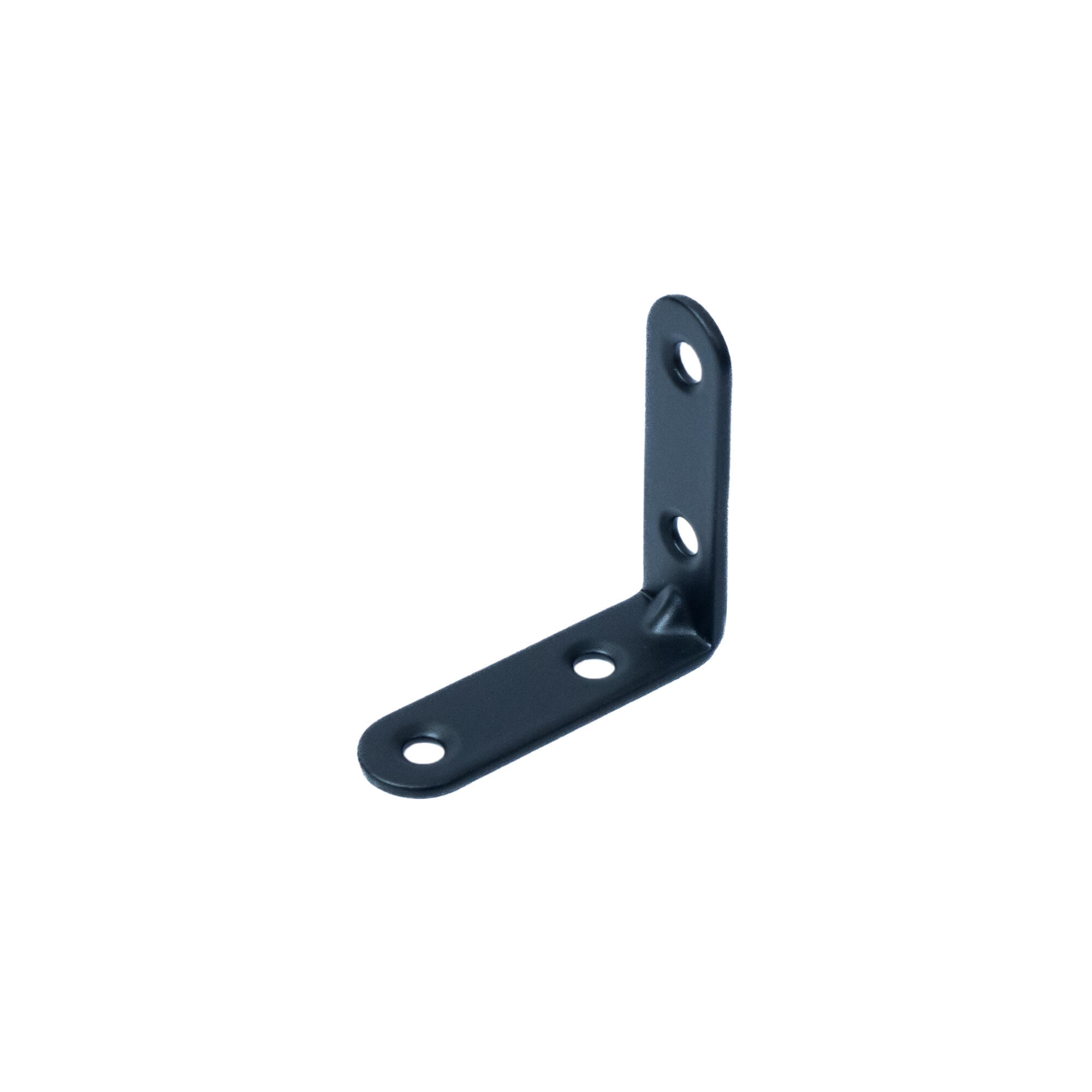 Coltar metalic, otel zincat, 50 x 50 x 15 x 2 mm, negru