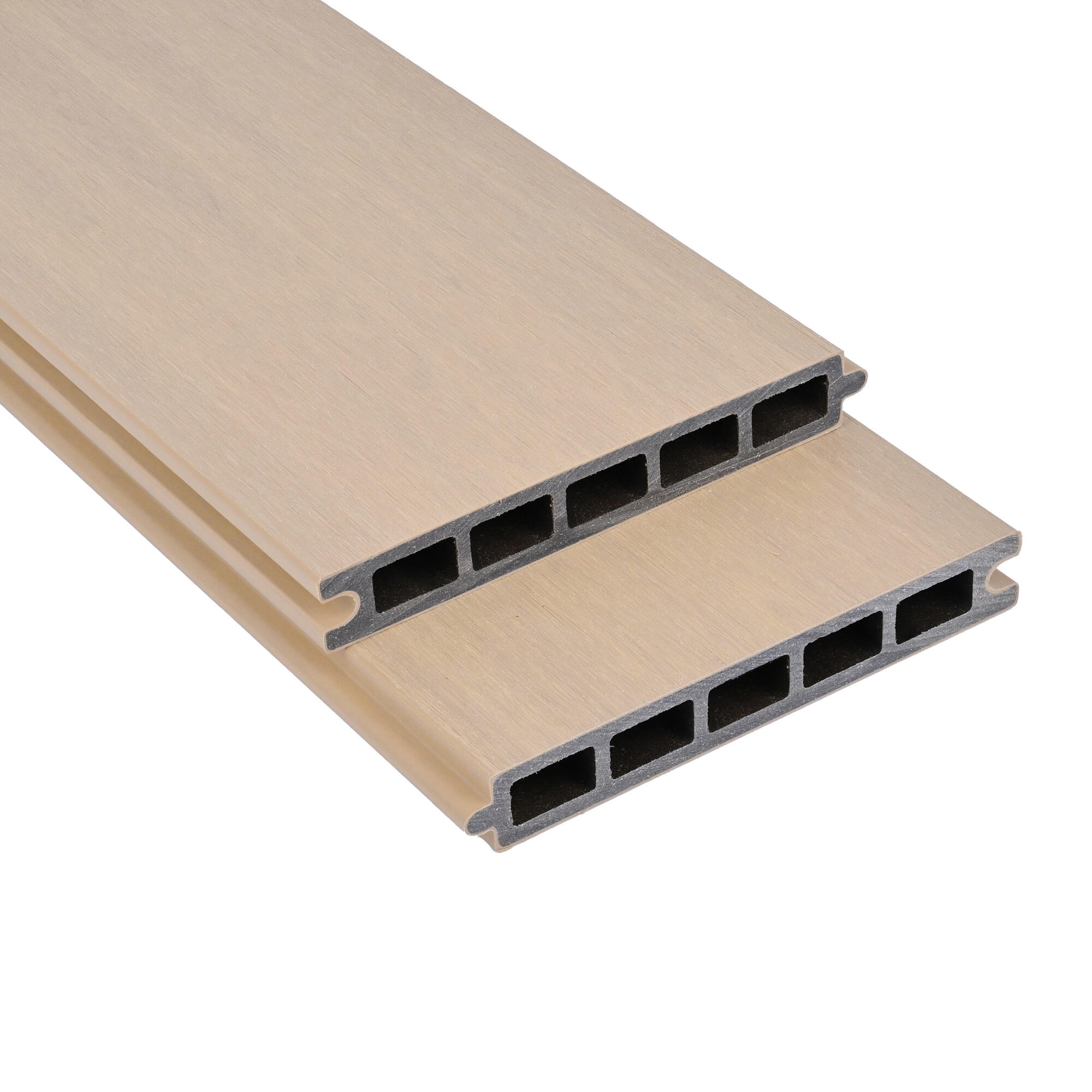 Set 3 scanduri gard, WPC, Himya Naterial, 1760 x 147 x 21 mm, maro ...