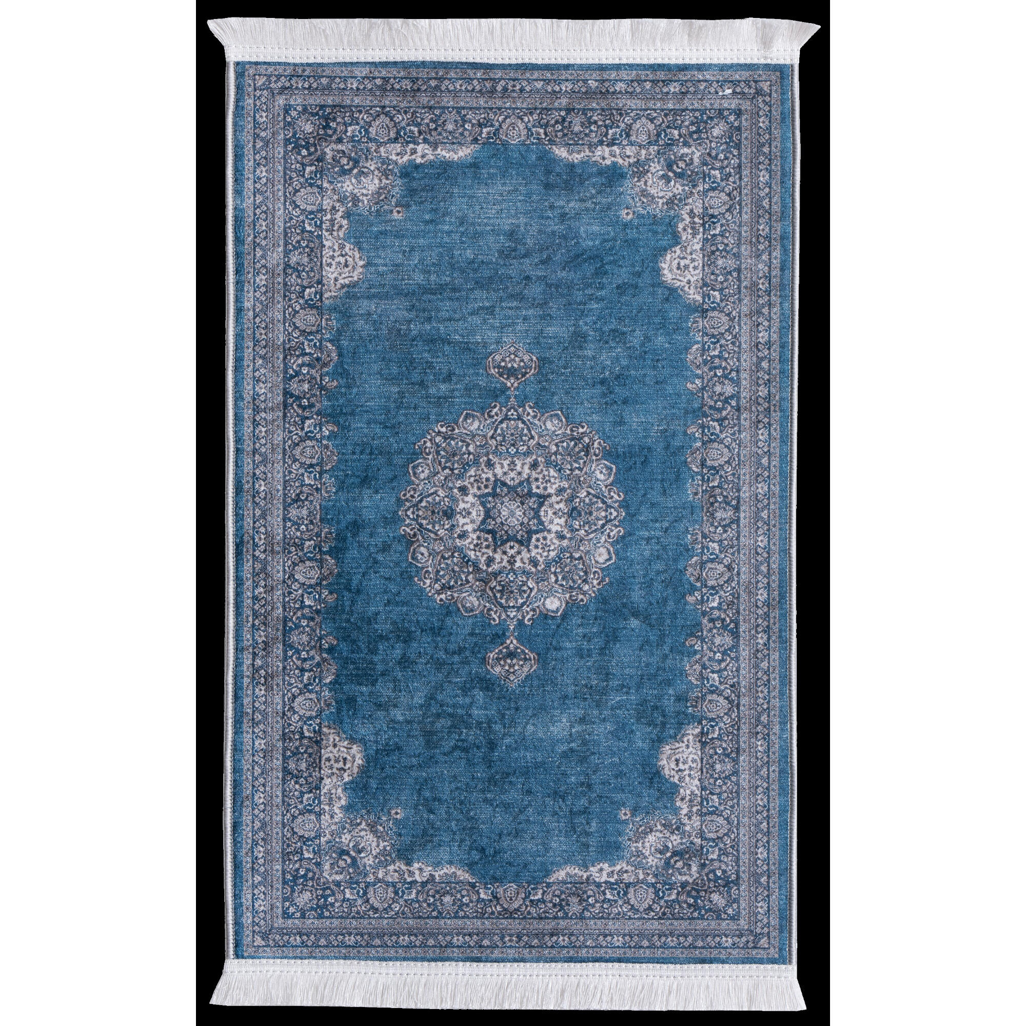 Covoras intrare Tika Petra 50 x 80 cm, albastru