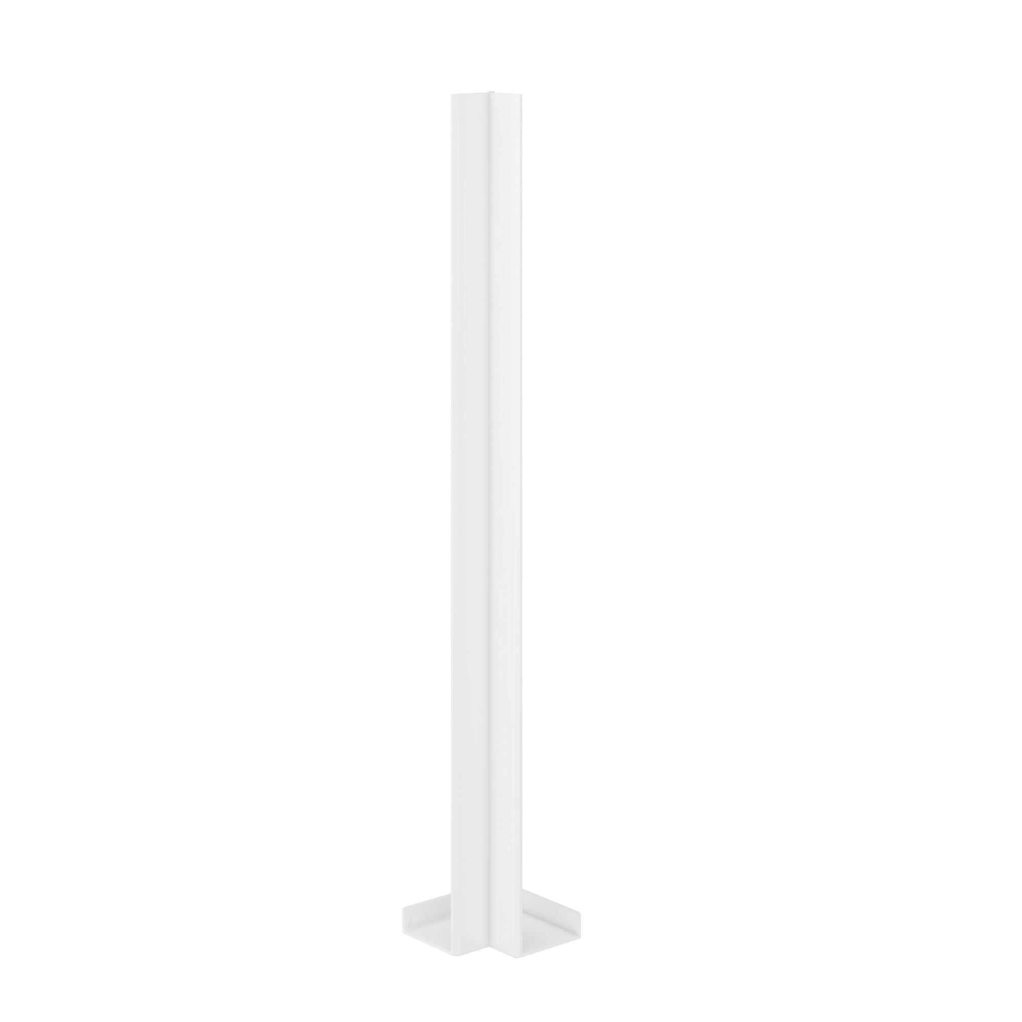 Colt interior pentru glaf de exterior, PVC, alb