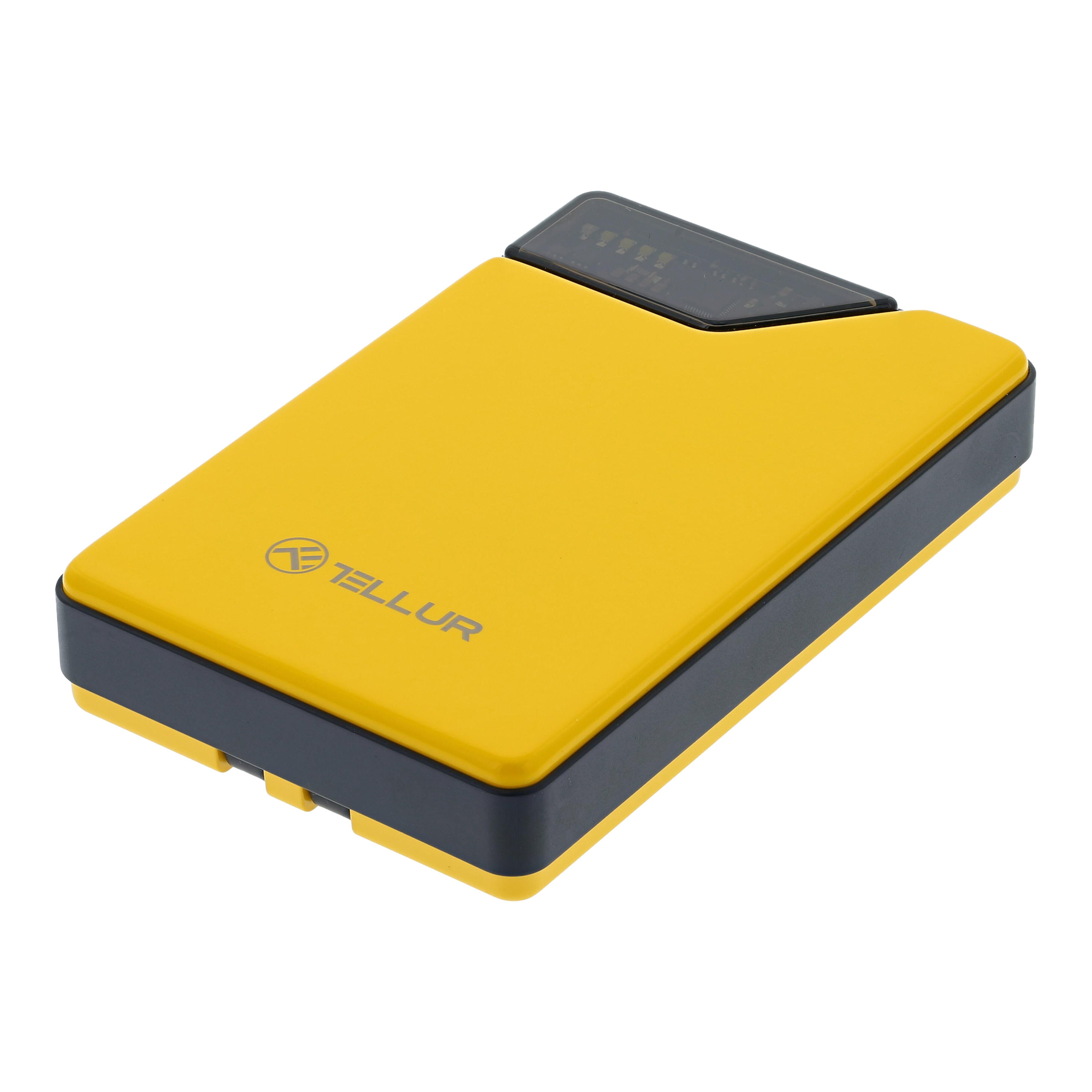 Baterie externa Tellur, 10000 mAh, galbena