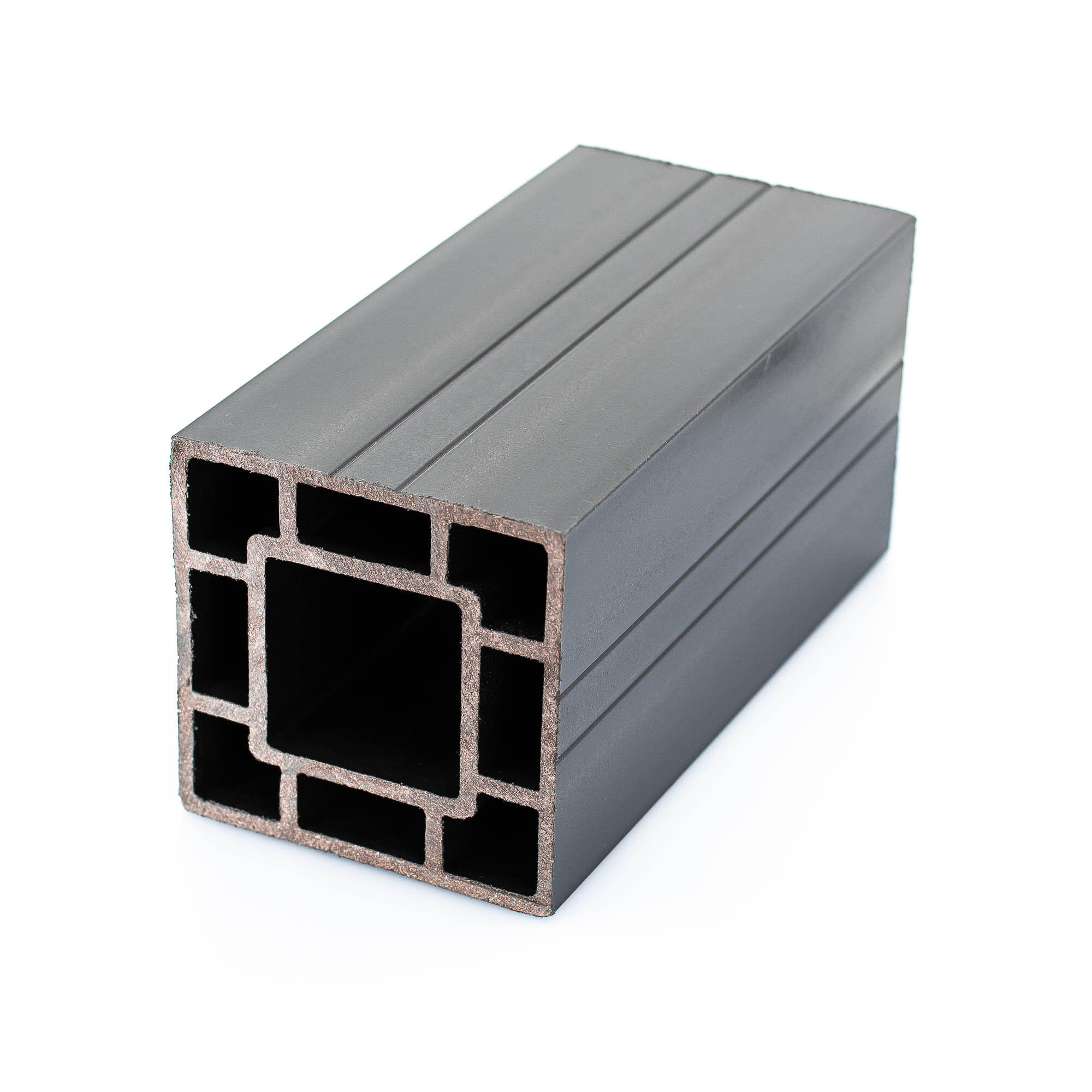 Stalp gard Wpc, fara canal 110 x 110 x 1800 mm, gri | Leroy Merlin