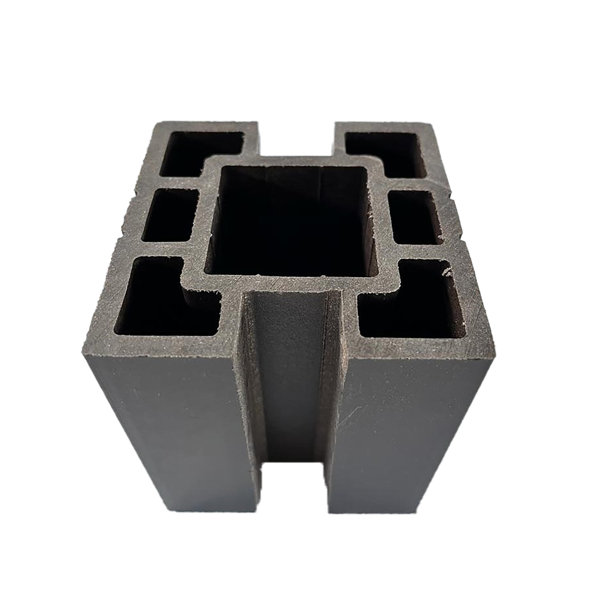 Stalp gard Wpc, trecere, 110 x 110 x 1800 mm, wenge | Leroy Merlin