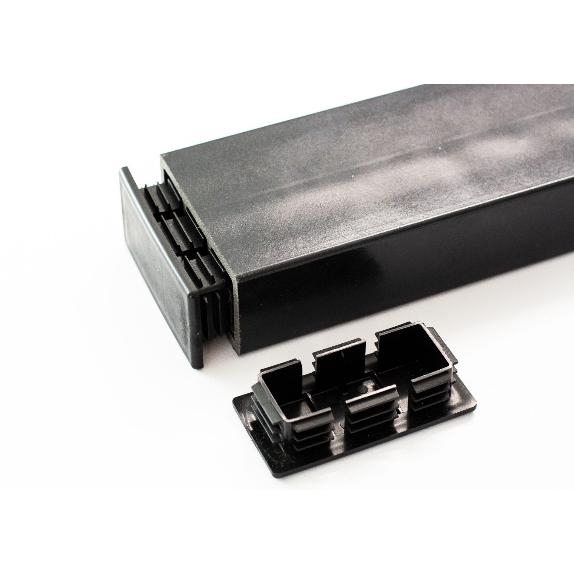 Set 12 capace, profil U, 100 x 50 mm, gri 12buc