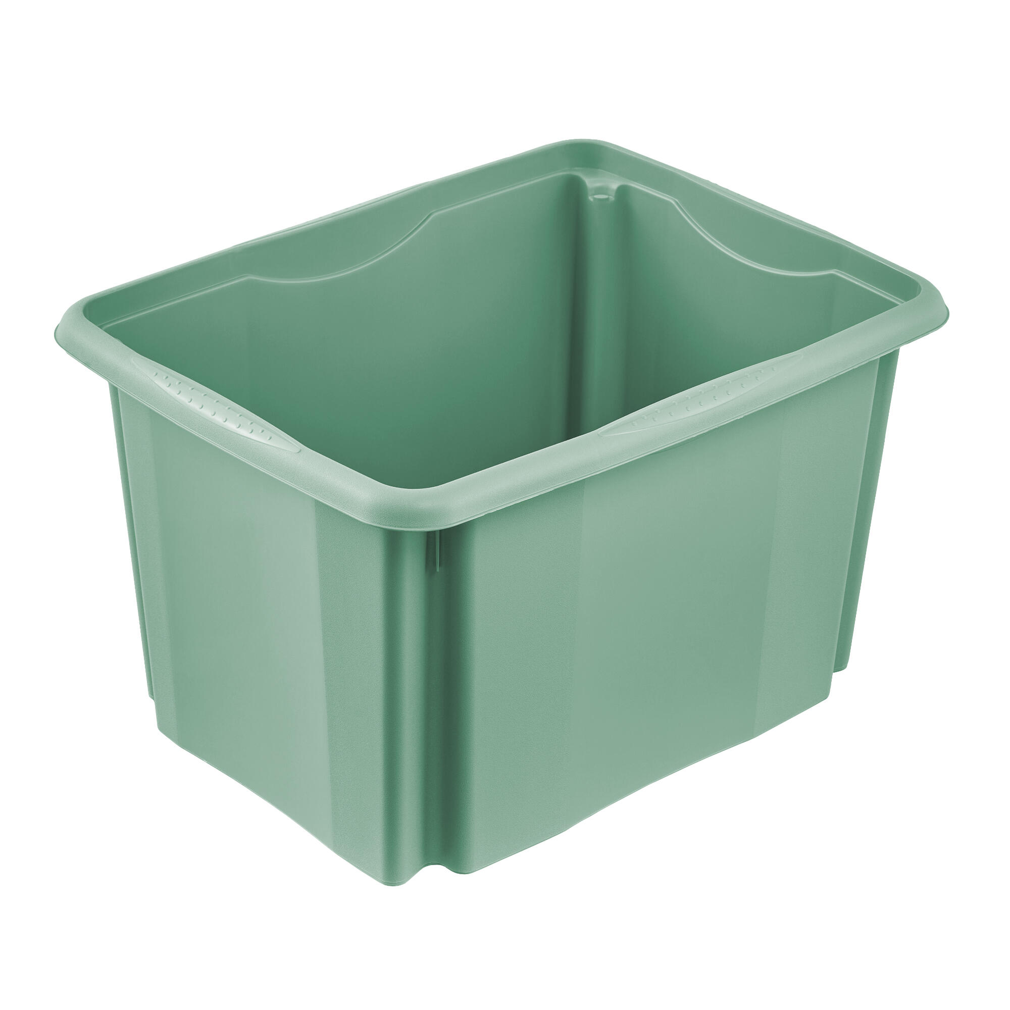Cutie depozitare, din plastic, 44.5 x 34.5 x 27 cm, 30 L, verde