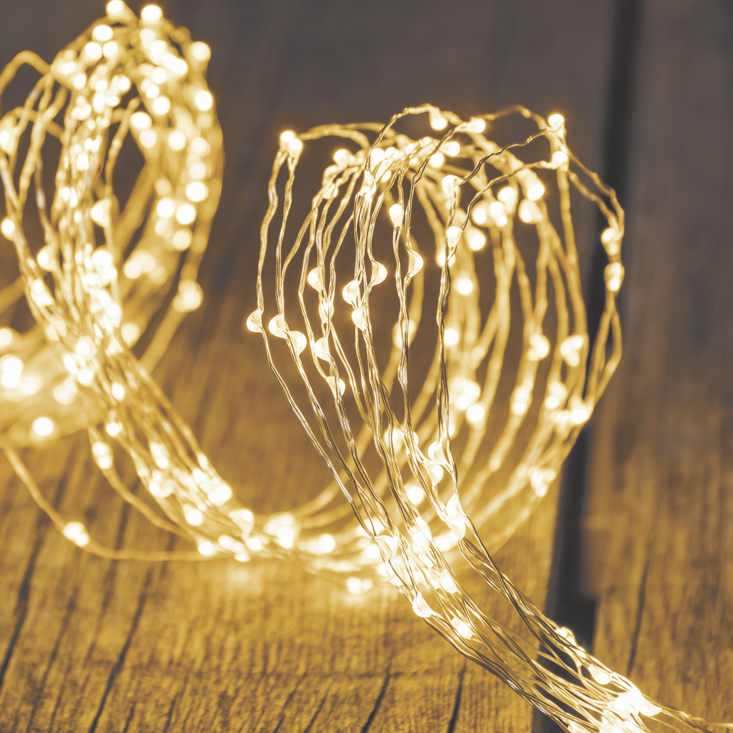 Cascata luminosa 600 lampadine led bianco caldo H 200 x L 120 cm - 6