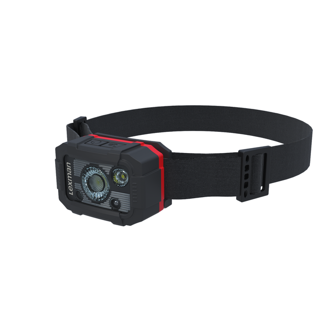 Linterna frontal LED LEXMAN recargable 500 lúmenes