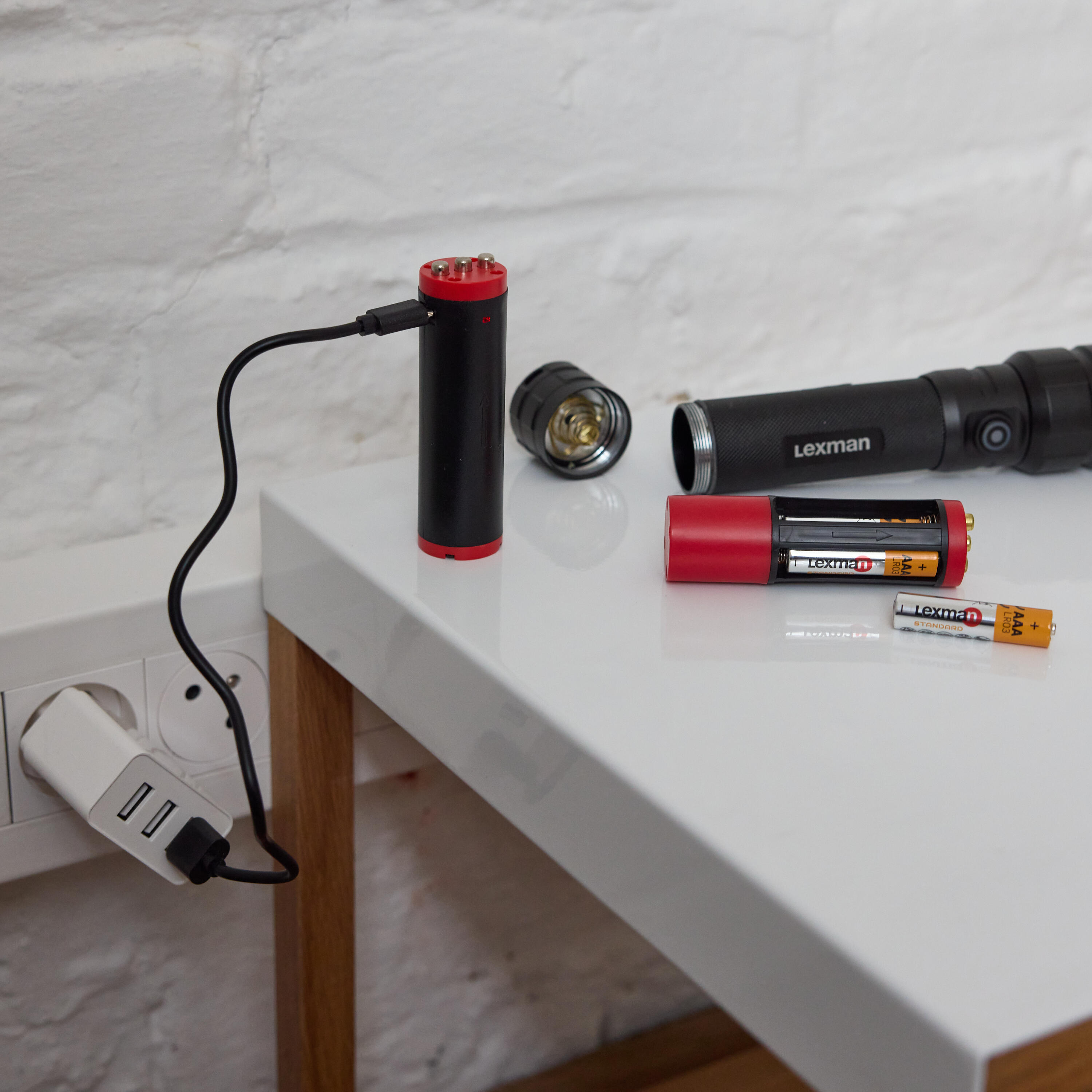 Latarka ledowa aluminiowa 1500 lm USB-C Lexman - 5